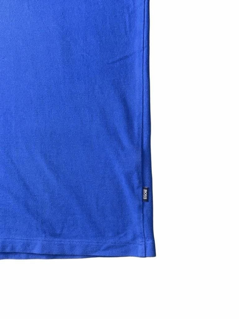 Hugo Boss Regular Fit Pima Cotton Polo Shirt Size L Blue 3