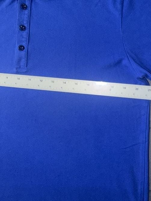 Hugo Boss Regular Fit Pima Cotton Polo Shirt Size L Blue 6