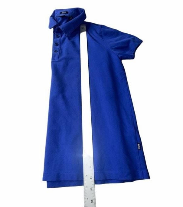 Hugo Boss Regular Fit Pima Cotton Polo Shirt Size L Blue 9