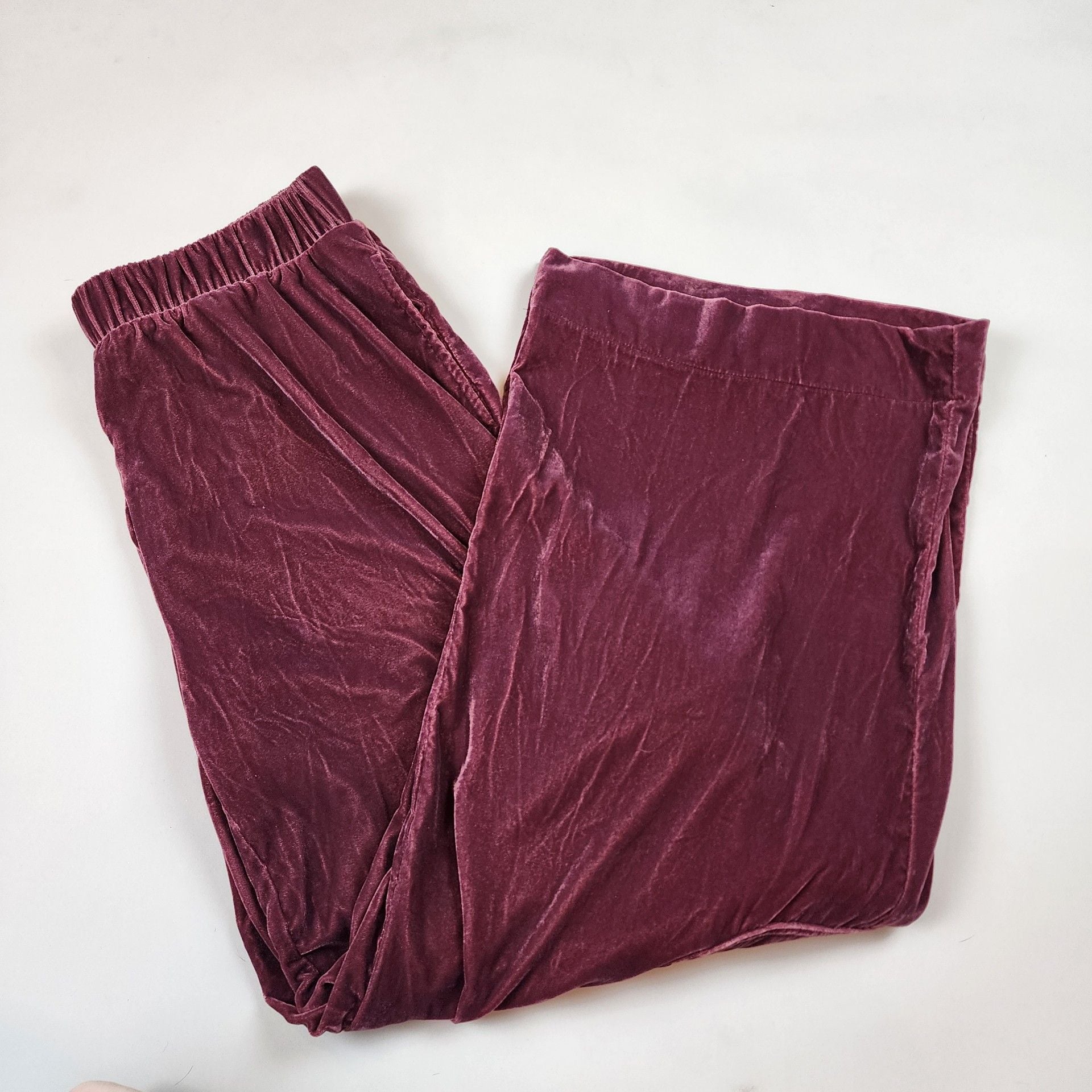 Universal Thread Velvet Cargo Pants M Plum Indie Sleaze Soft Grunge Y2K Retro 7