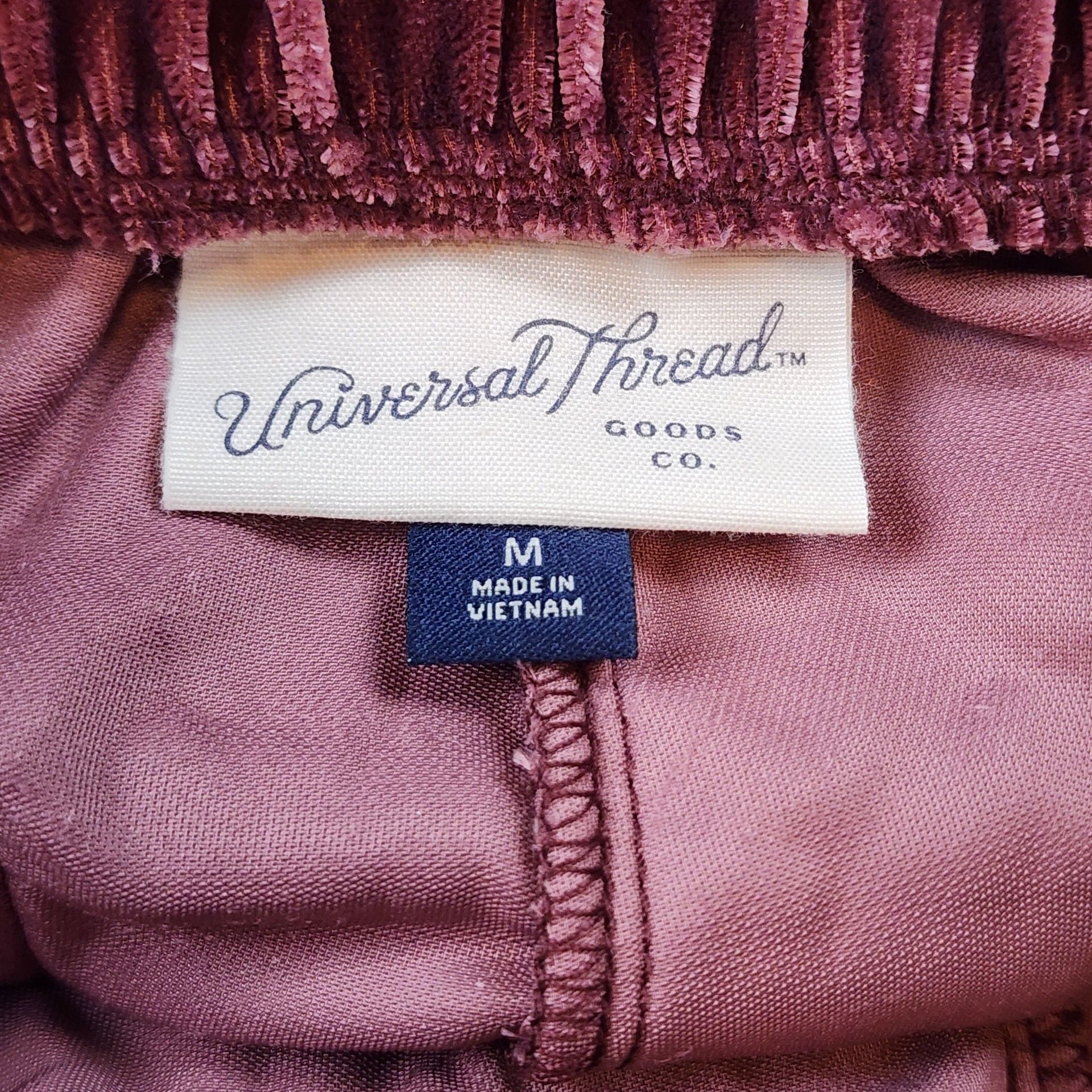 Universal Thread Velvet Cargo Pants M Plum Indie Sleaze Soft Grunge Y2K Retro 8
