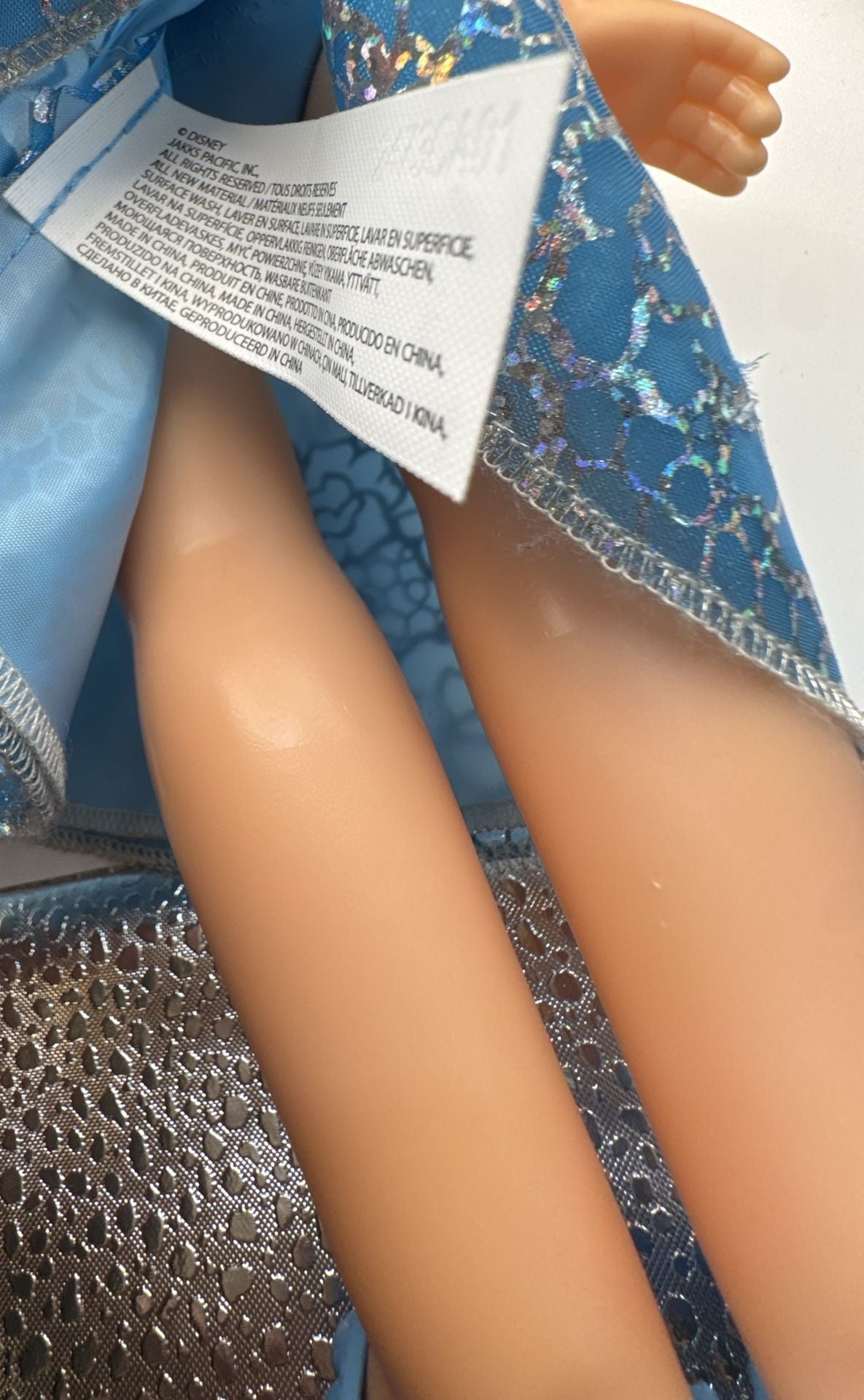 Jakks Pacific Disney Princess Cinderella Toddler Doll 14 Inch Blue Dress 3