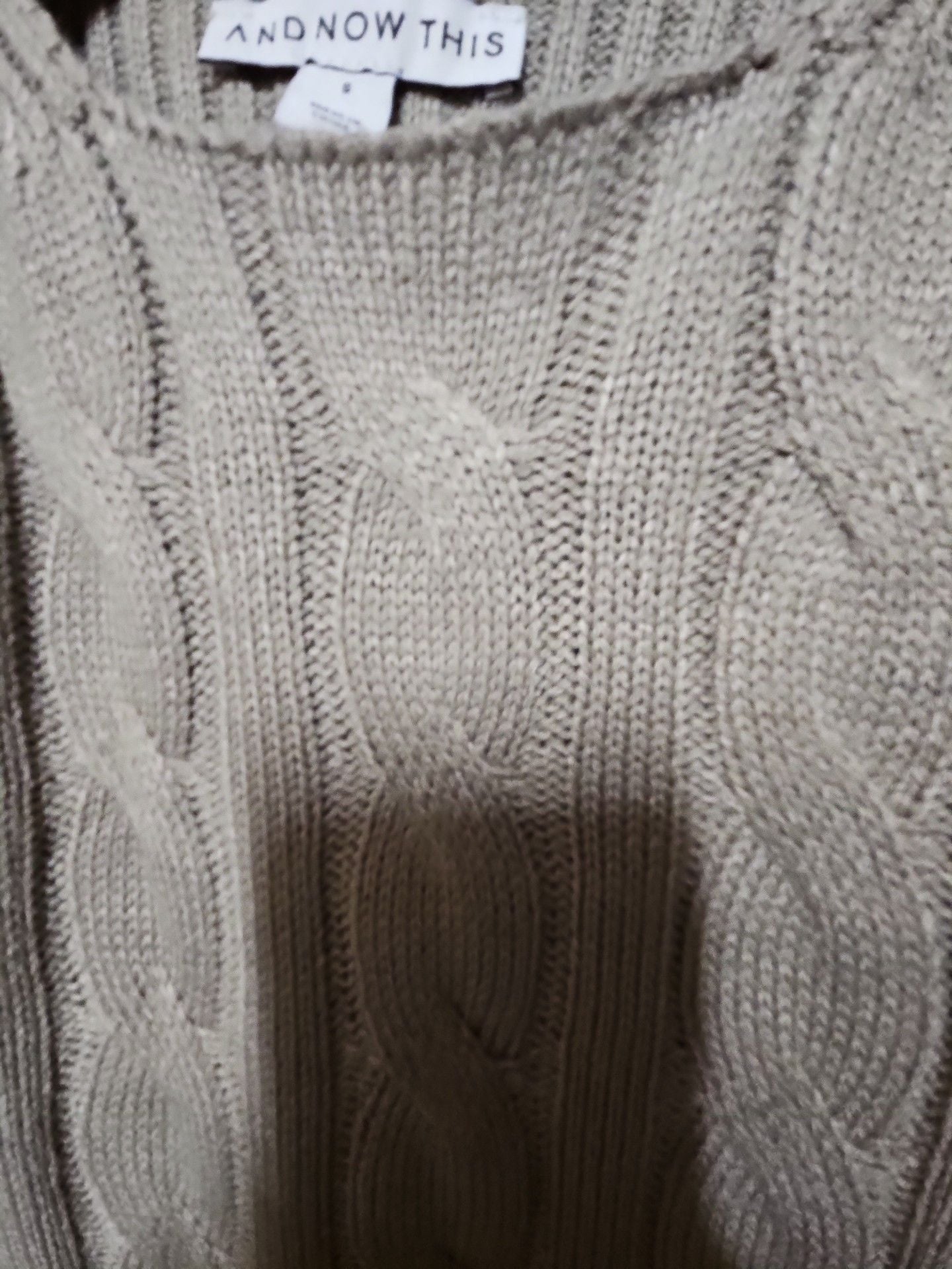 (547) And Now This Ribbed Sweater Dress Size S 2