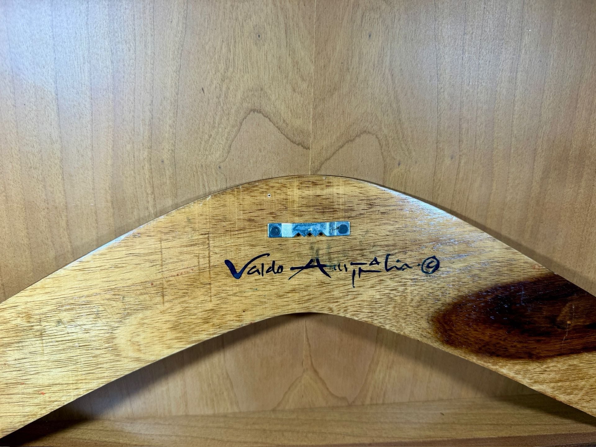 Valdo Australia Hand Painted Wooden Boomerang Aboriginal Dot Art Wall Decor 4