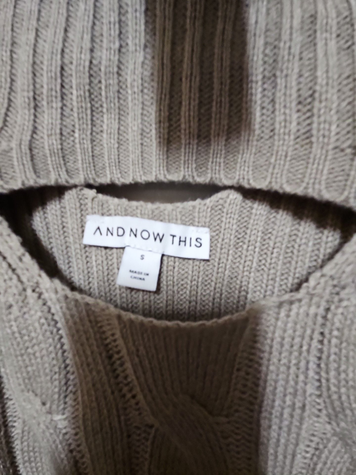 (547) And Now This Ribbed Sweater Dress Size S 3