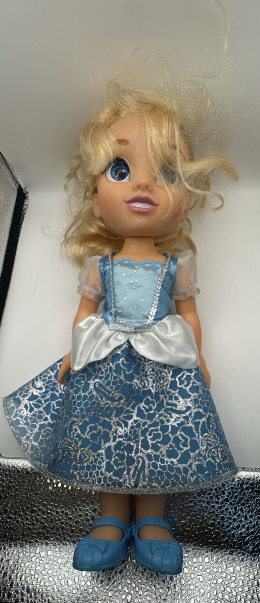Jakks Pacific Disney Princess Cinderella Toddler Doll 14 Inch Blue Dress 1