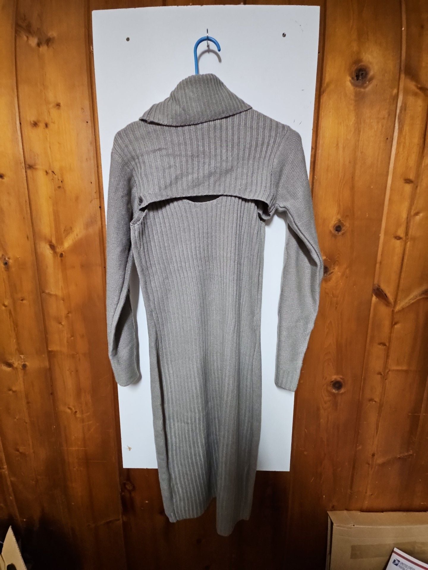 (547) And Now This Ribbed Sweater Dress Size S 5