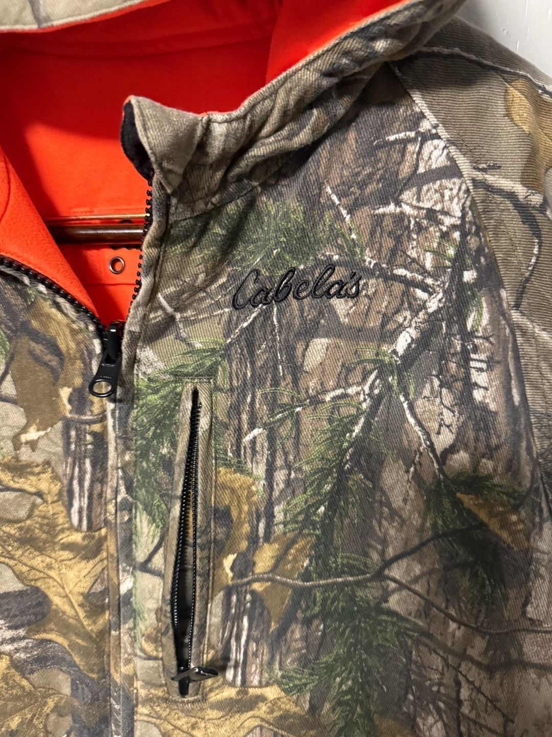 Cabelas Camouflage Insulated Hunting Coveralls Size M Realtree 3