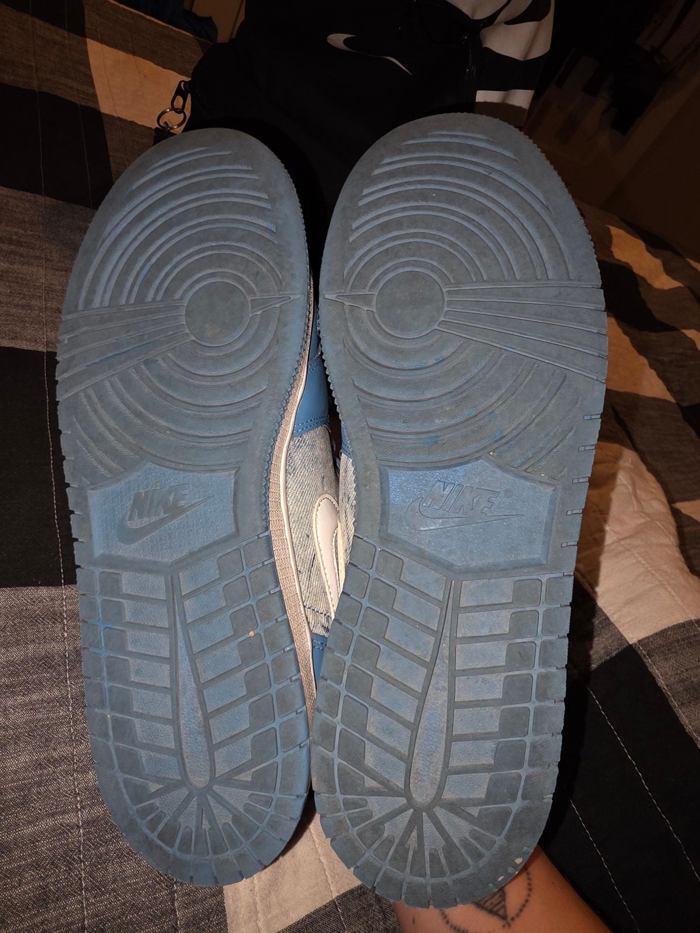 Jordan Air Jordan 1 Mid Washed Denim Size 7Y Blue 6