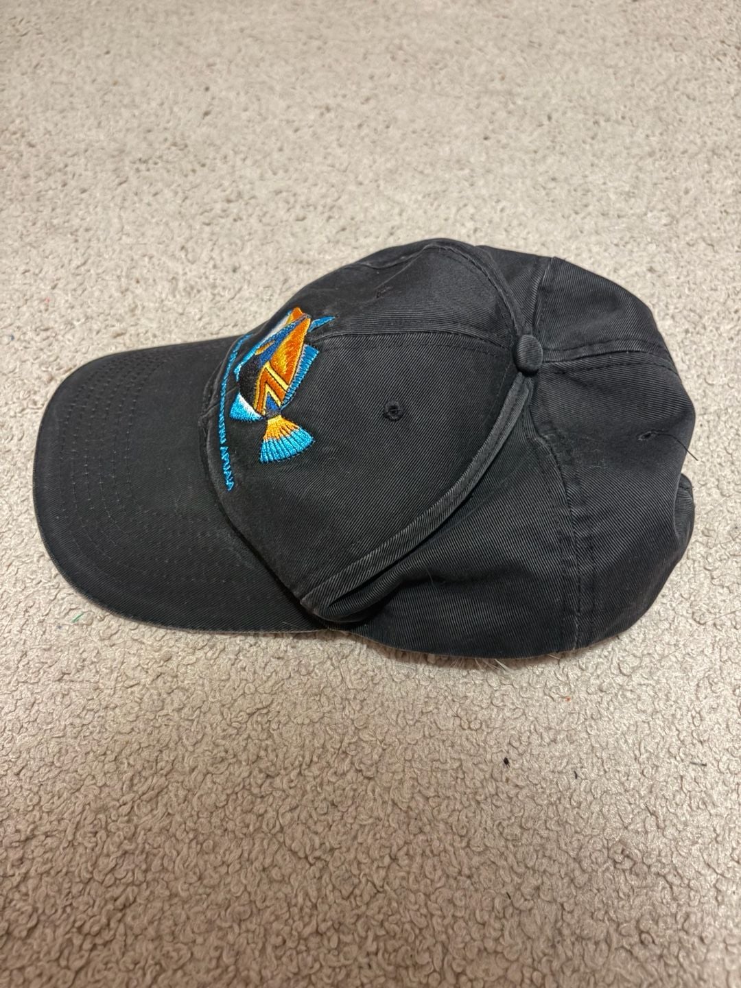 Surfware Humuhumunukunukuapua'a Fish Snapback Hat Black Hawaii 3