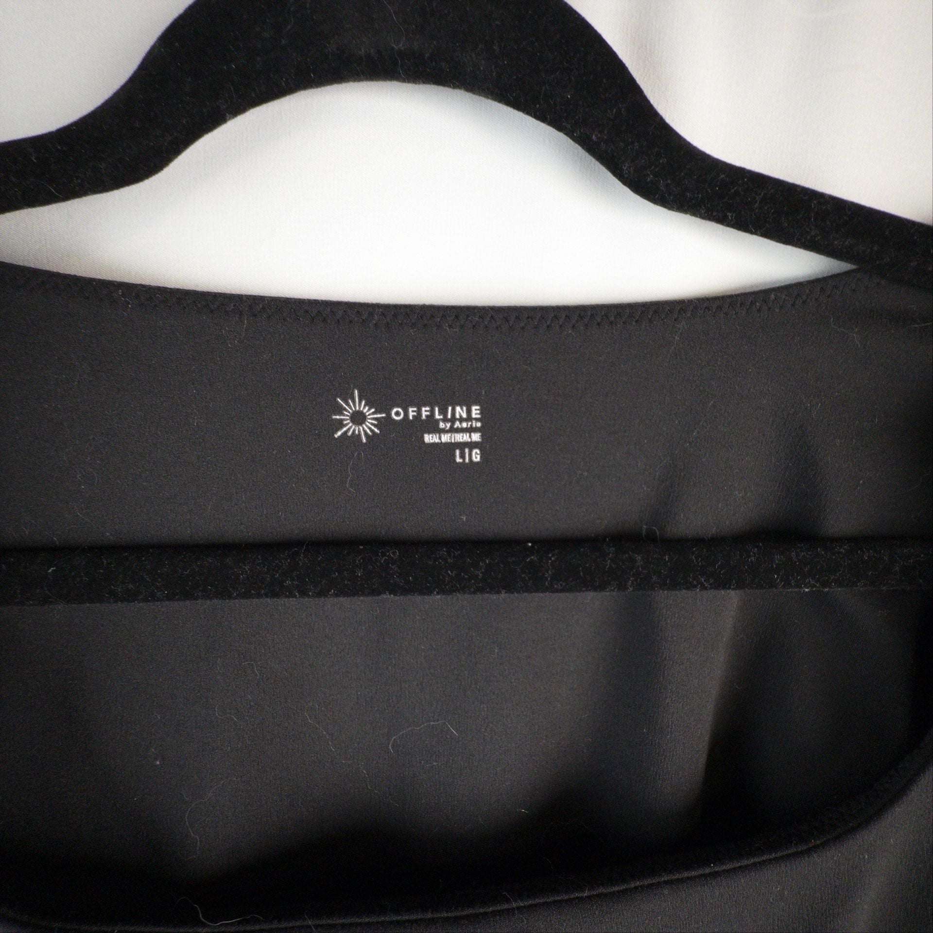 Offline by Aerie Square Neck Crop Top and Shorts Size L 4