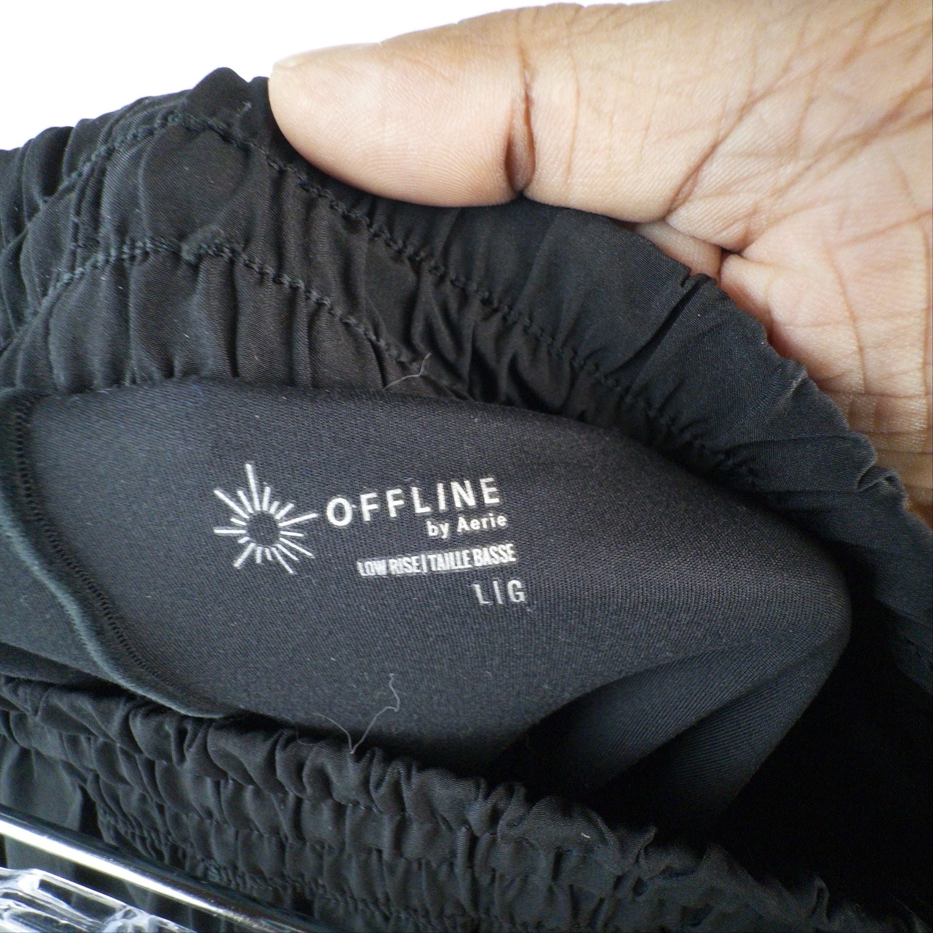 Offline by Aerie Square Neck Crop Top and Shorts Size L 8