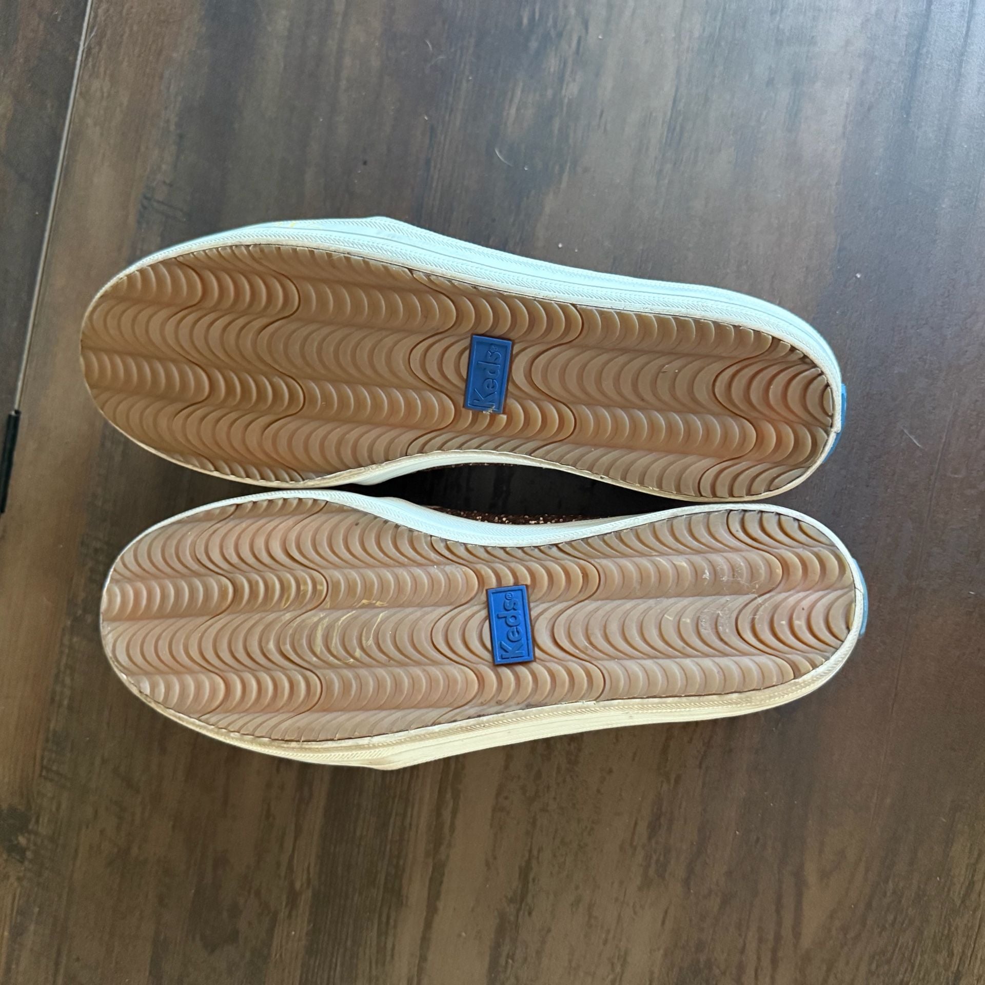 Keds Kate Spade Triple Decker Size 9 Rose Gold Glitter 5