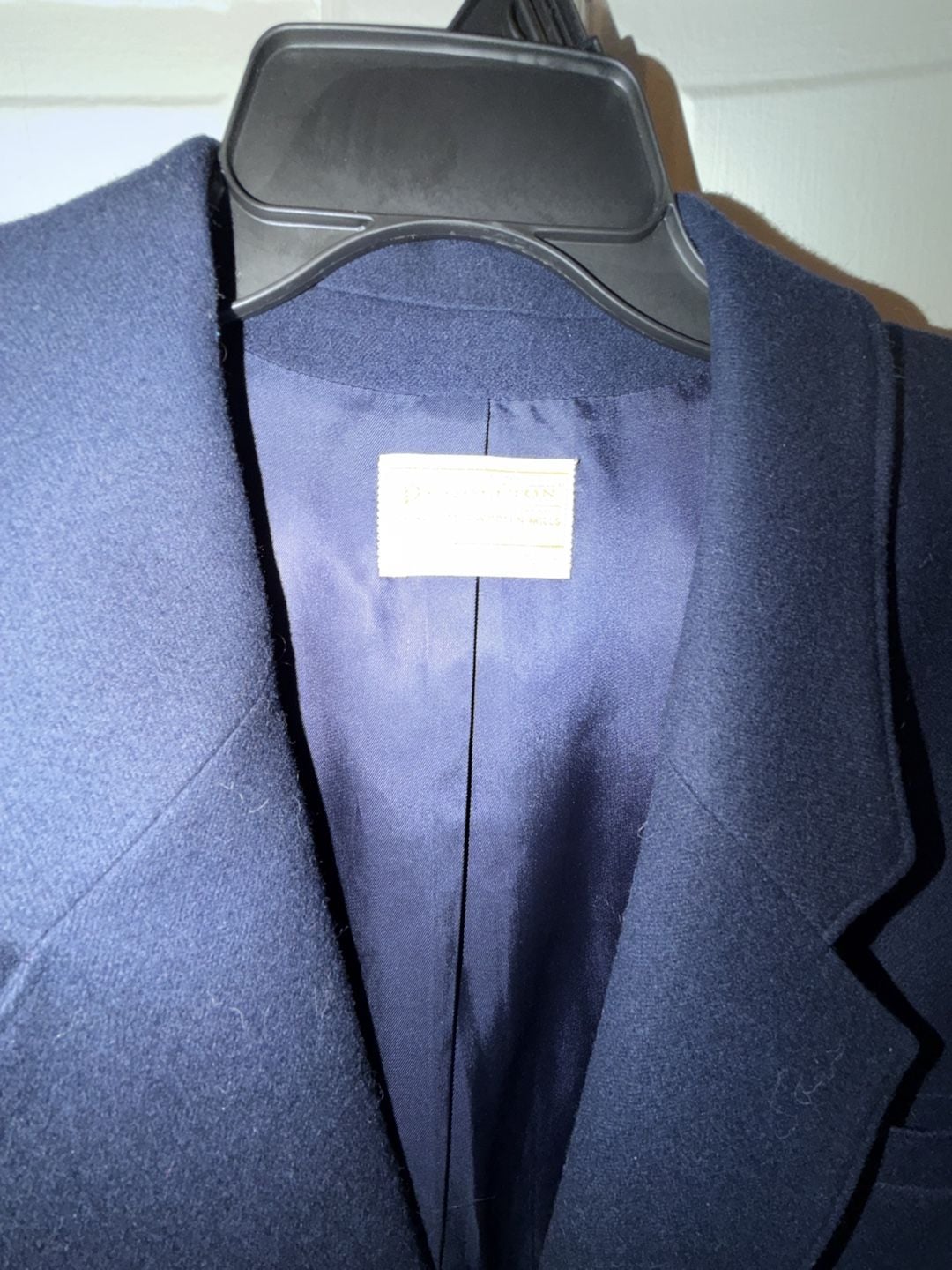 Pendleton Double Breasted Wool Blazer Navy Blue 5