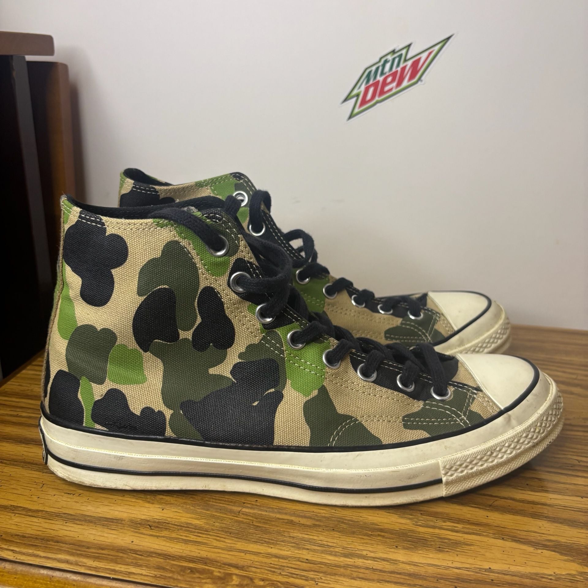 Converse Chuck 70 Hi Archive Prints Camo Sneakers 6