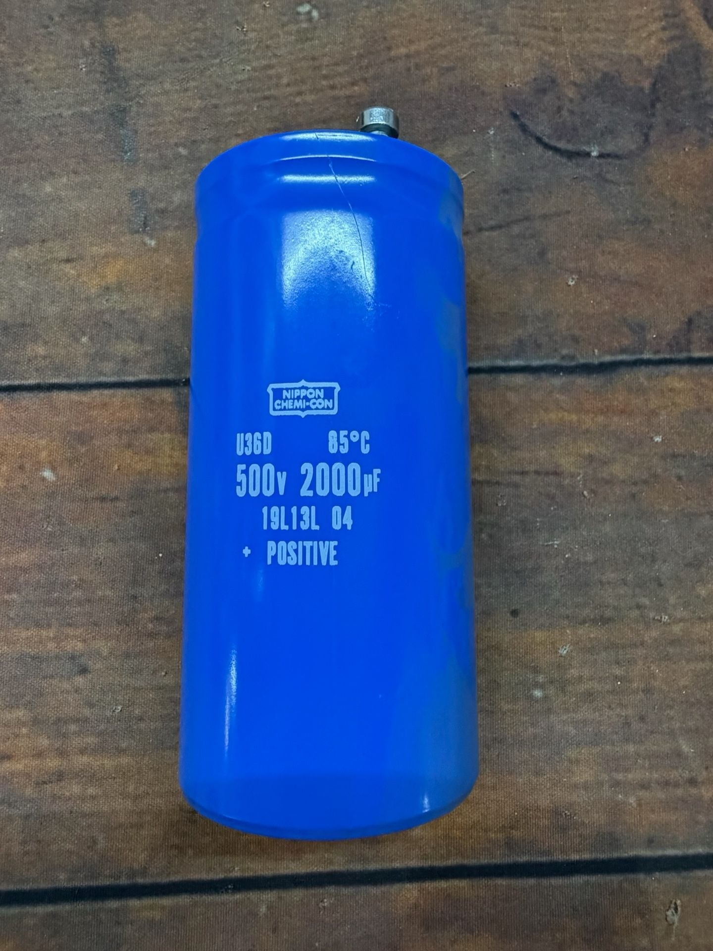 Nippon Chemi-Con U36D 500V 2000uF Electrolytic Capacitor 1