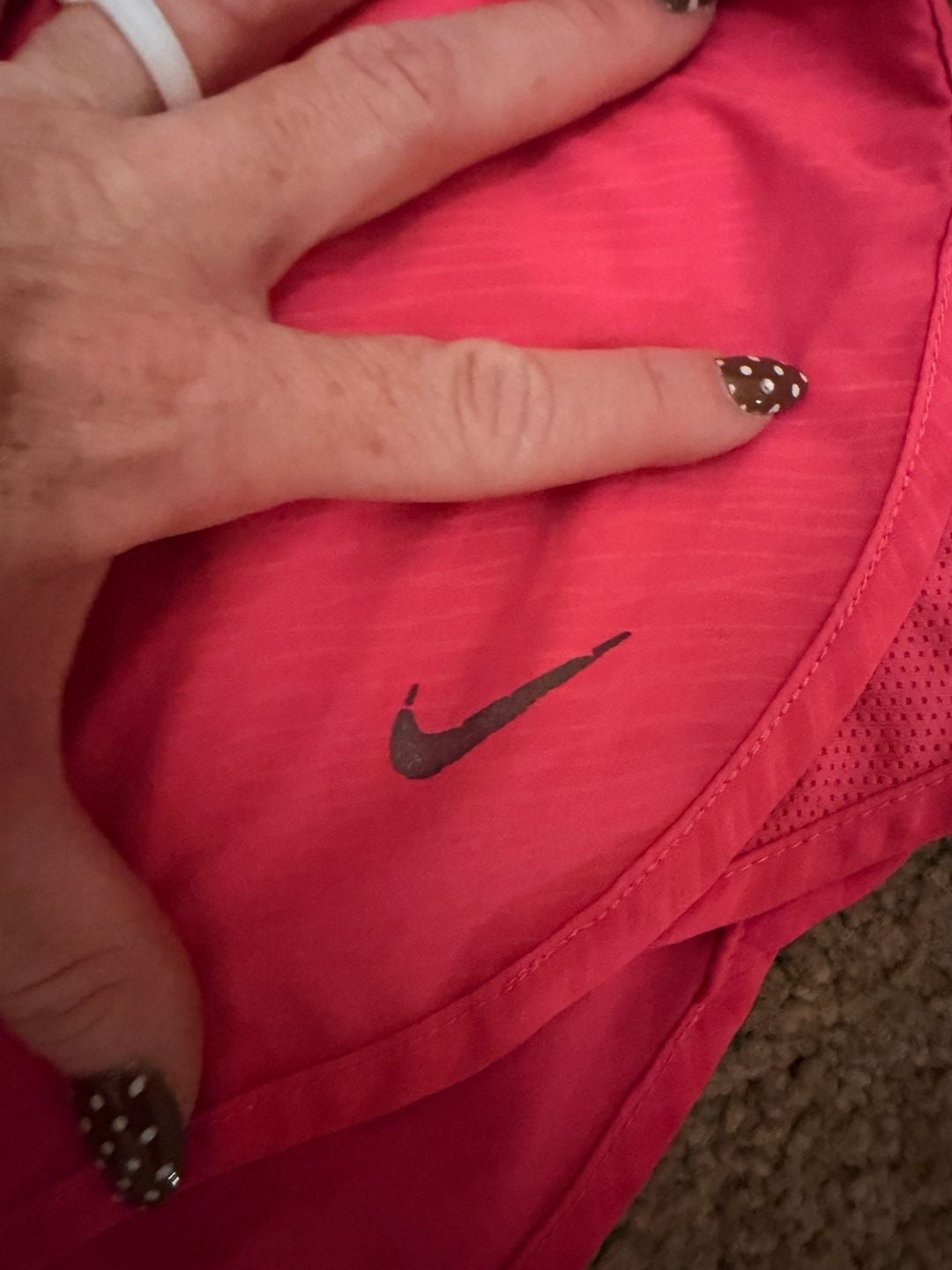 Nike Dri-FIT Tempo Running Shorts Size M Pink Athletic Gym 5