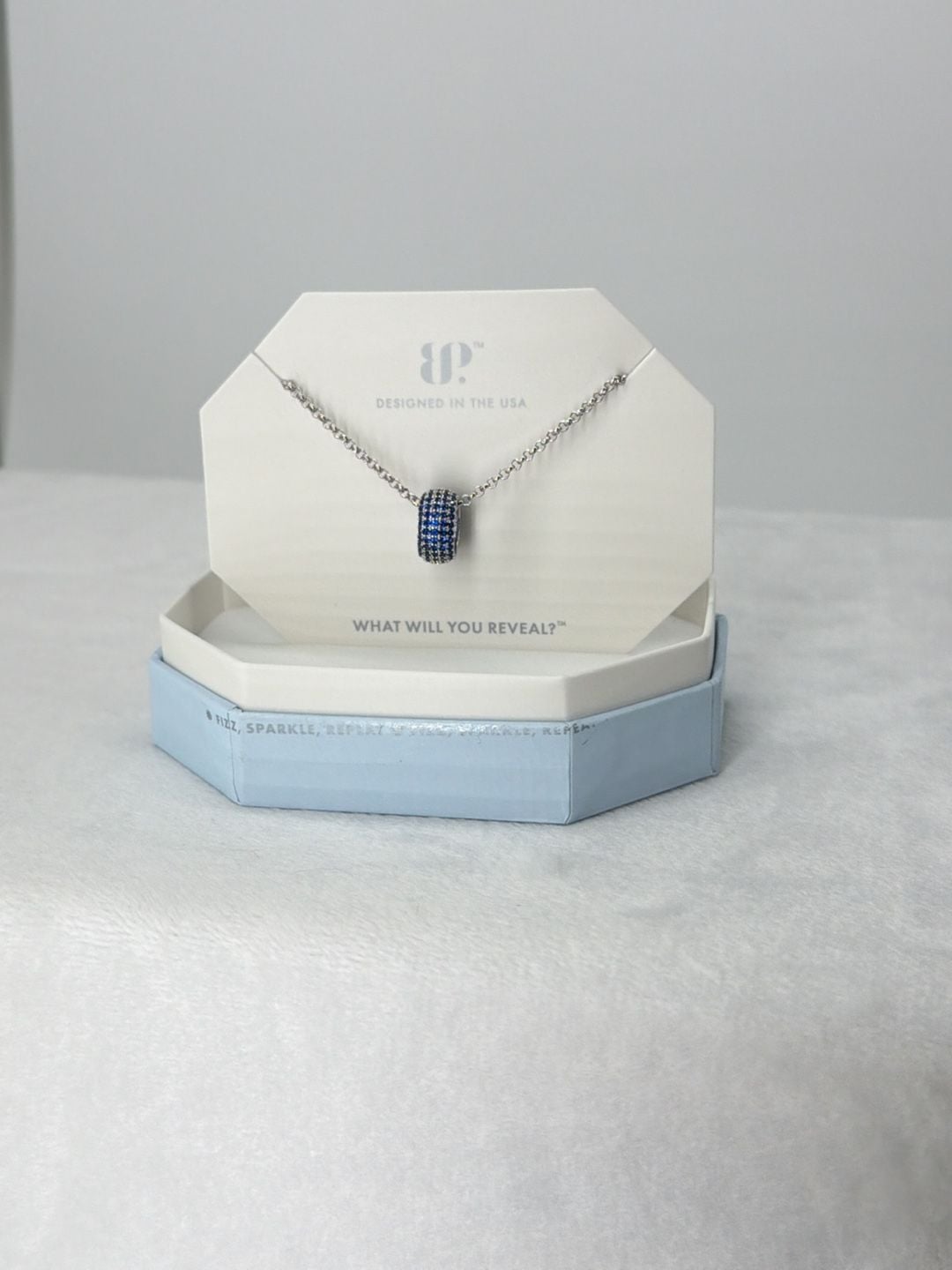 Bomb Party Give Your All Exclusive Bringback Blue Spinel Barrel Pendant 2