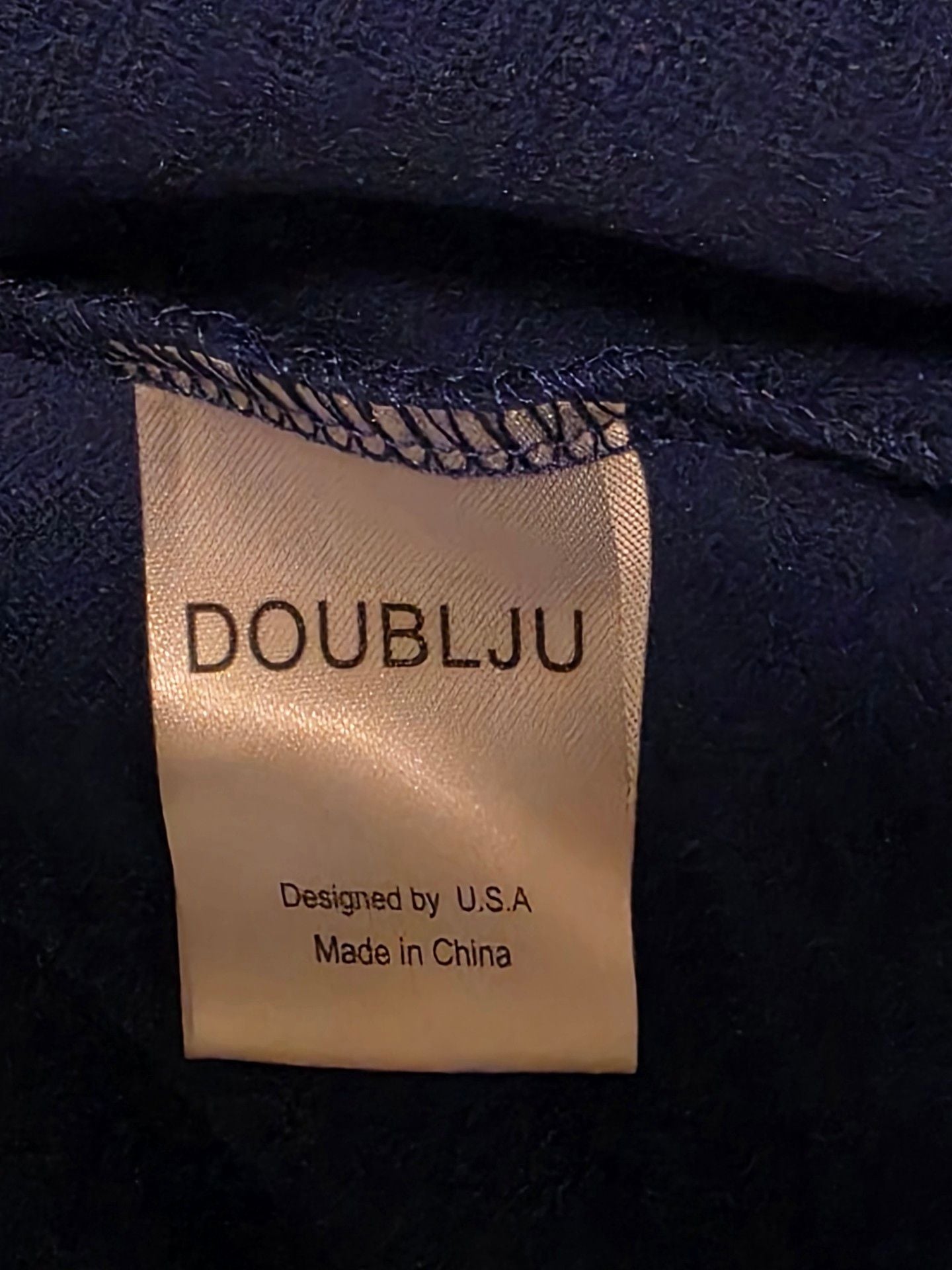 NWT Doublju Open Front Cardigan Size 3X Blue Shawl Collar Blazer Jacket 5