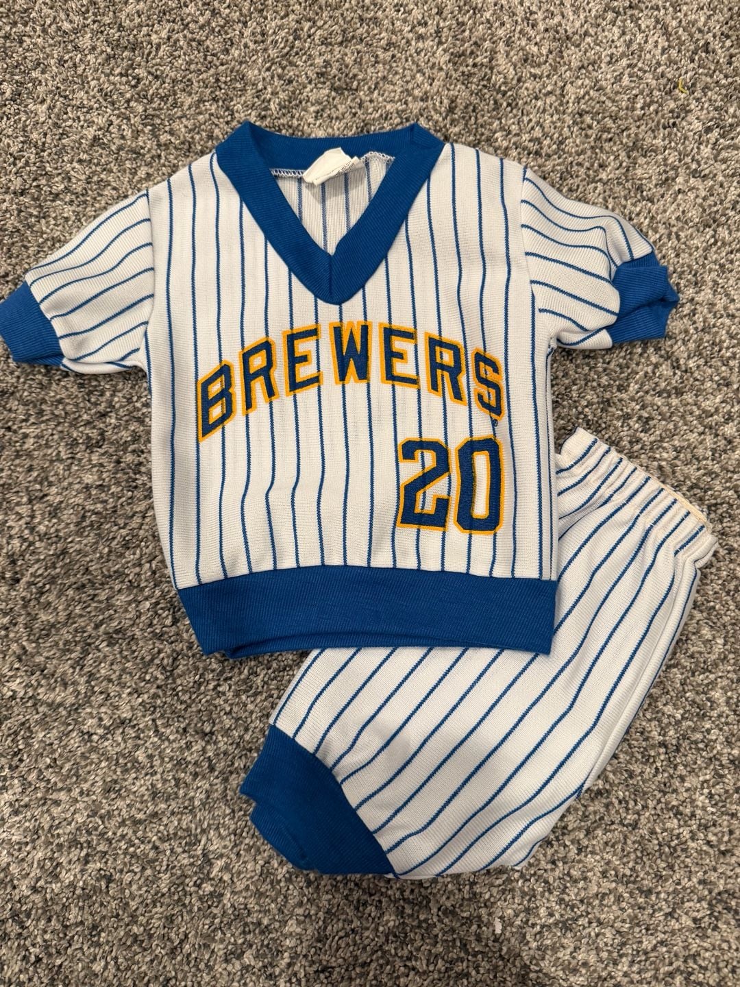Major League Baseball Brewers Jersey Outfit Size 6 Mos 1