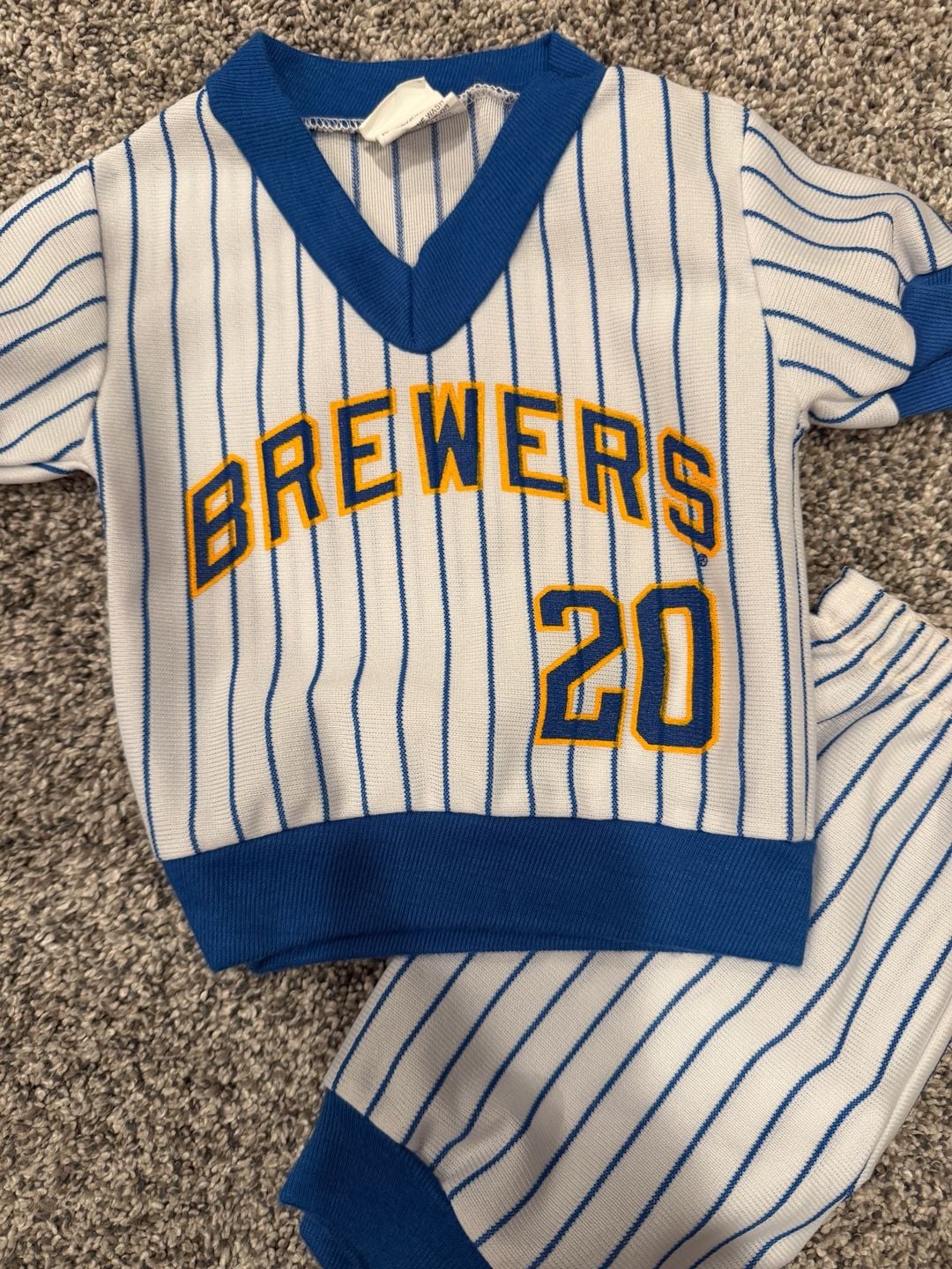 Major League Baseball Brewers Jersey Outfit Size 6 Mos 2