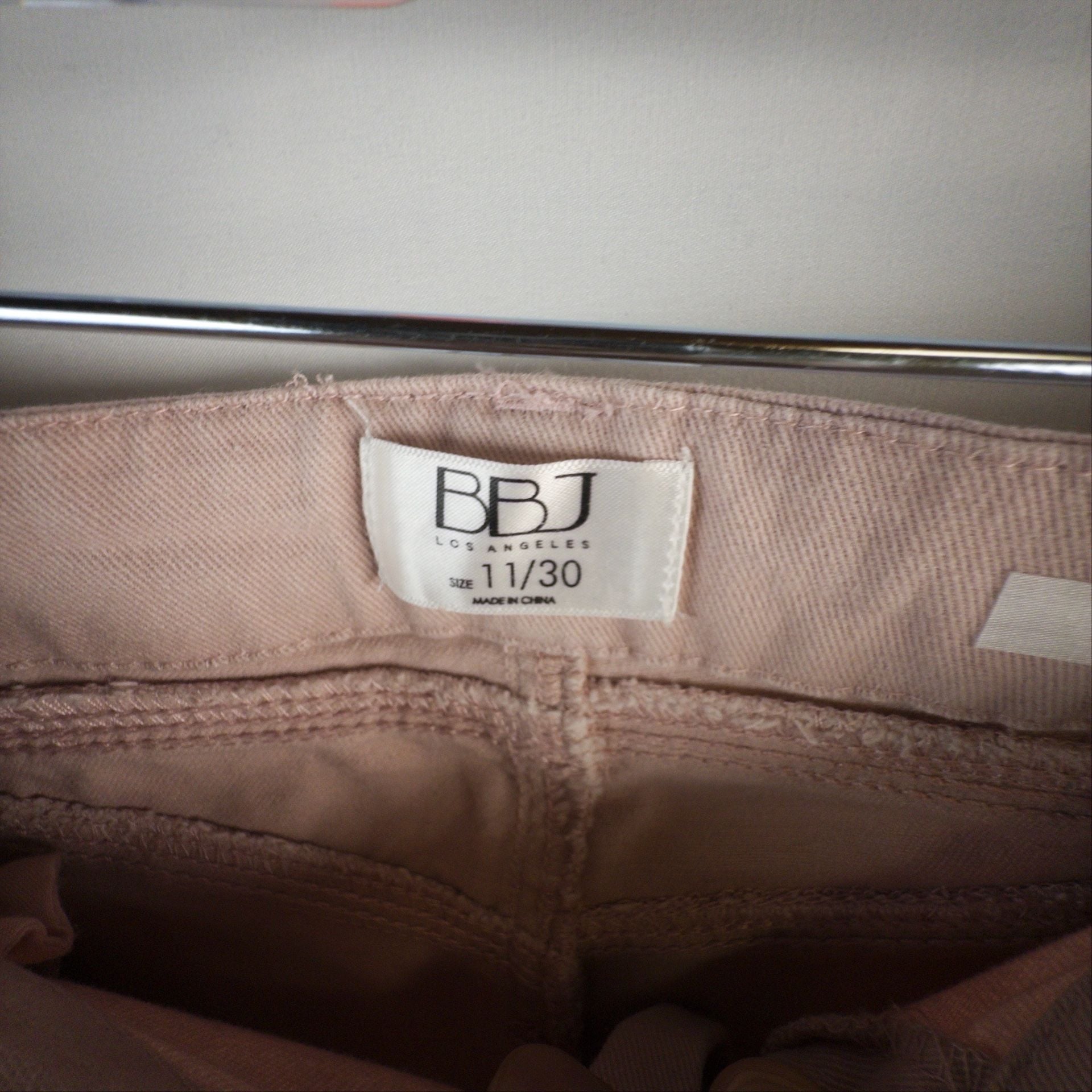 BBJ Cargo Pants Pink Cotton Utility Pocket Casual 10