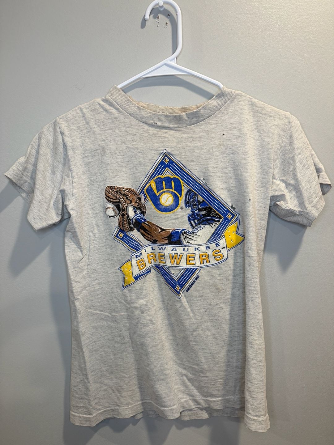 Russell Athletic Milwaukee Brewers 1992 T-Shirt Youth Large 2