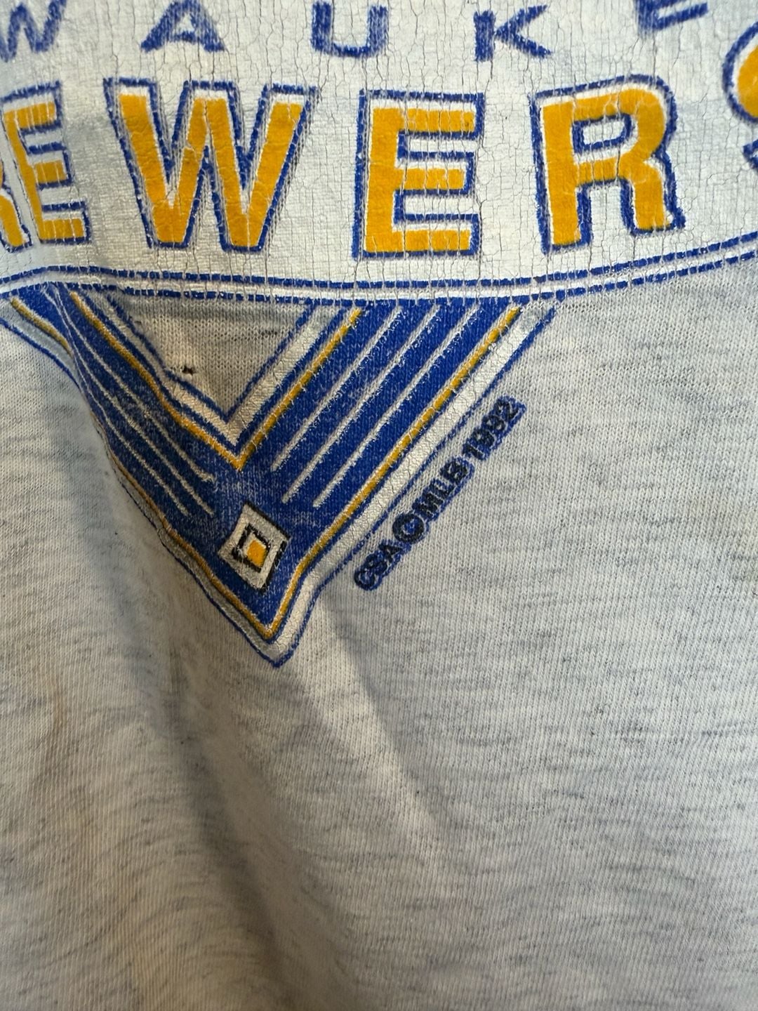 Russell Athletic Milwaukee Brewers 1992 T-Shirt Youth Large 3