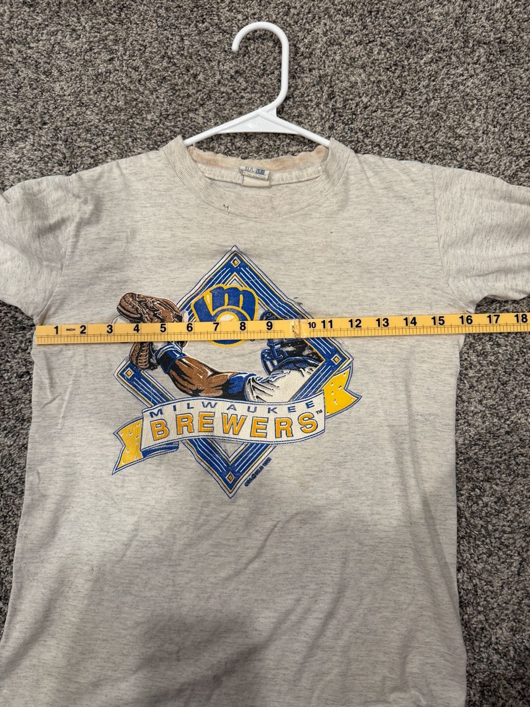 Russell Athletic Milwaukee Brewers 1992 T-Shirt Youth Large 7