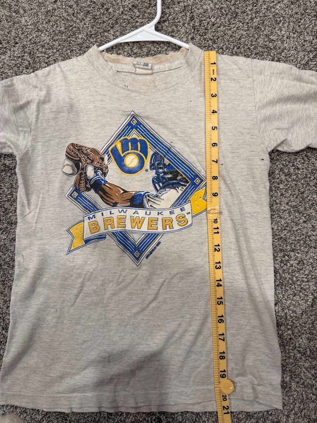 Russell Athletic Milwaukee Brewers 1992 T-Shirt Youth Large 8