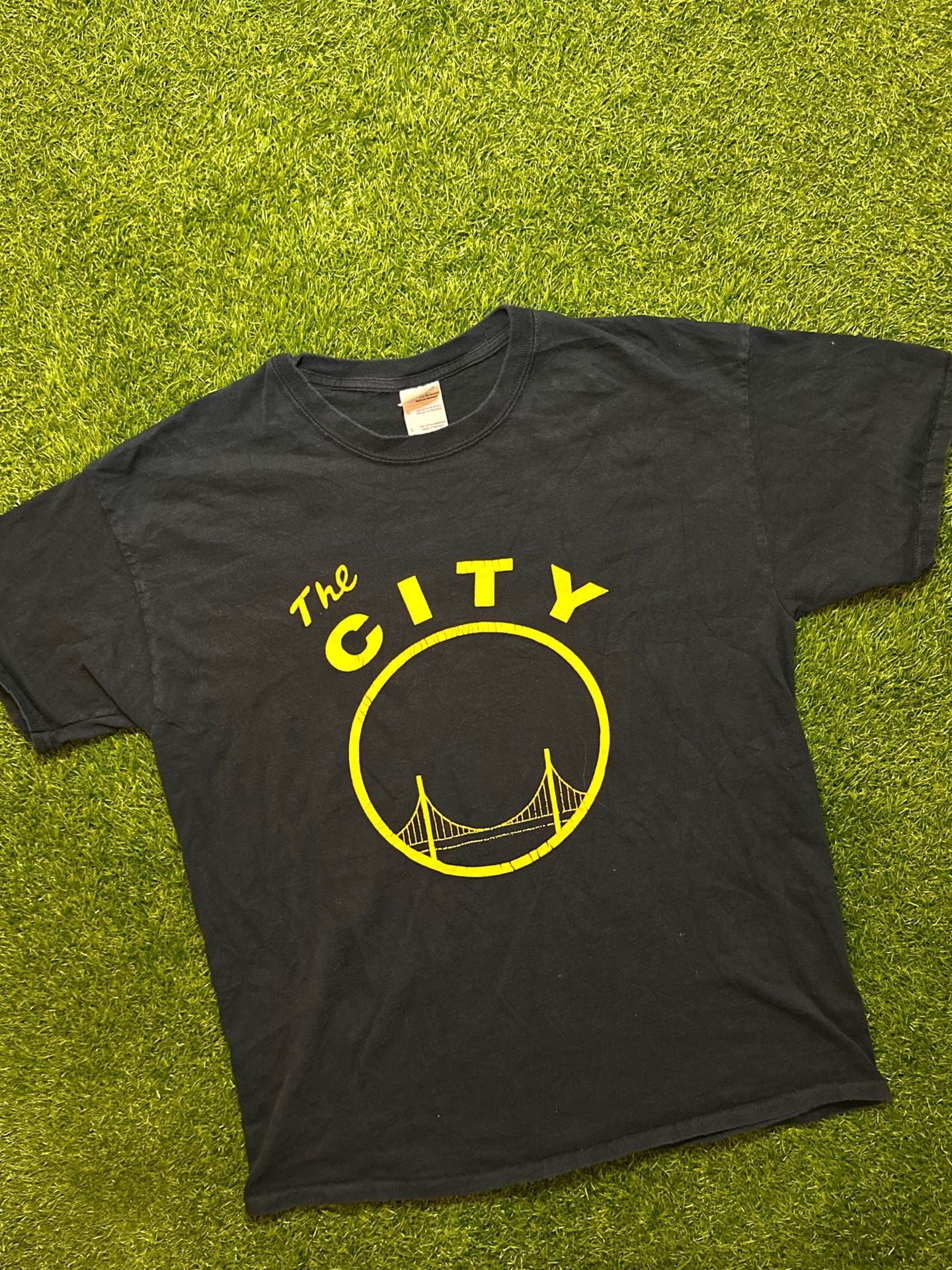 Golden State Warriors The City Graphic T-Shirt Black L 3