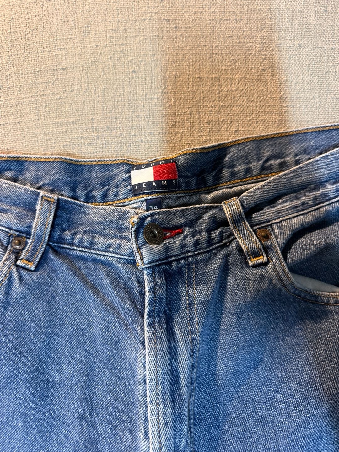 Tommy Hilfiger Denim Shorts Size 34 Blue 90s Vintage 3