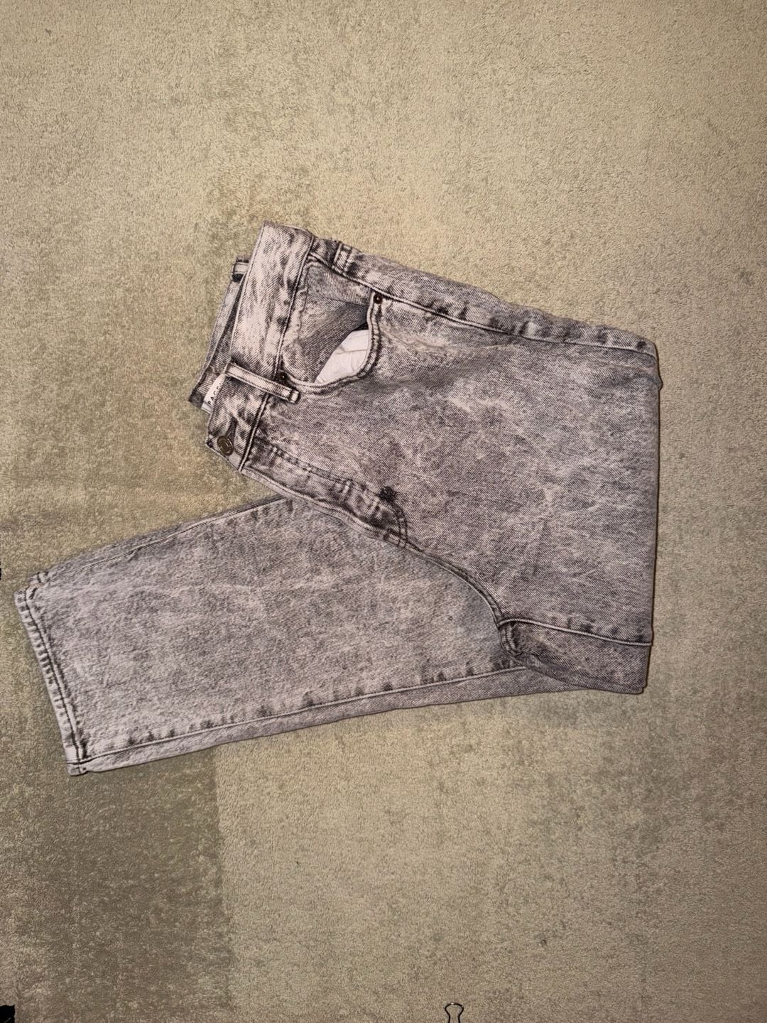 PacSun Acid Wash Straight Leg Jeans Gray 9