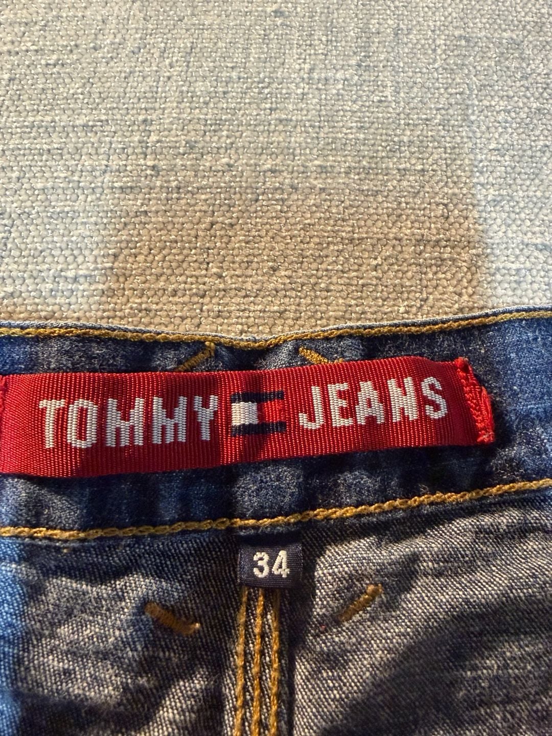 Tommy Jeans Denim Shorts Baggy Carpenter Blue 3