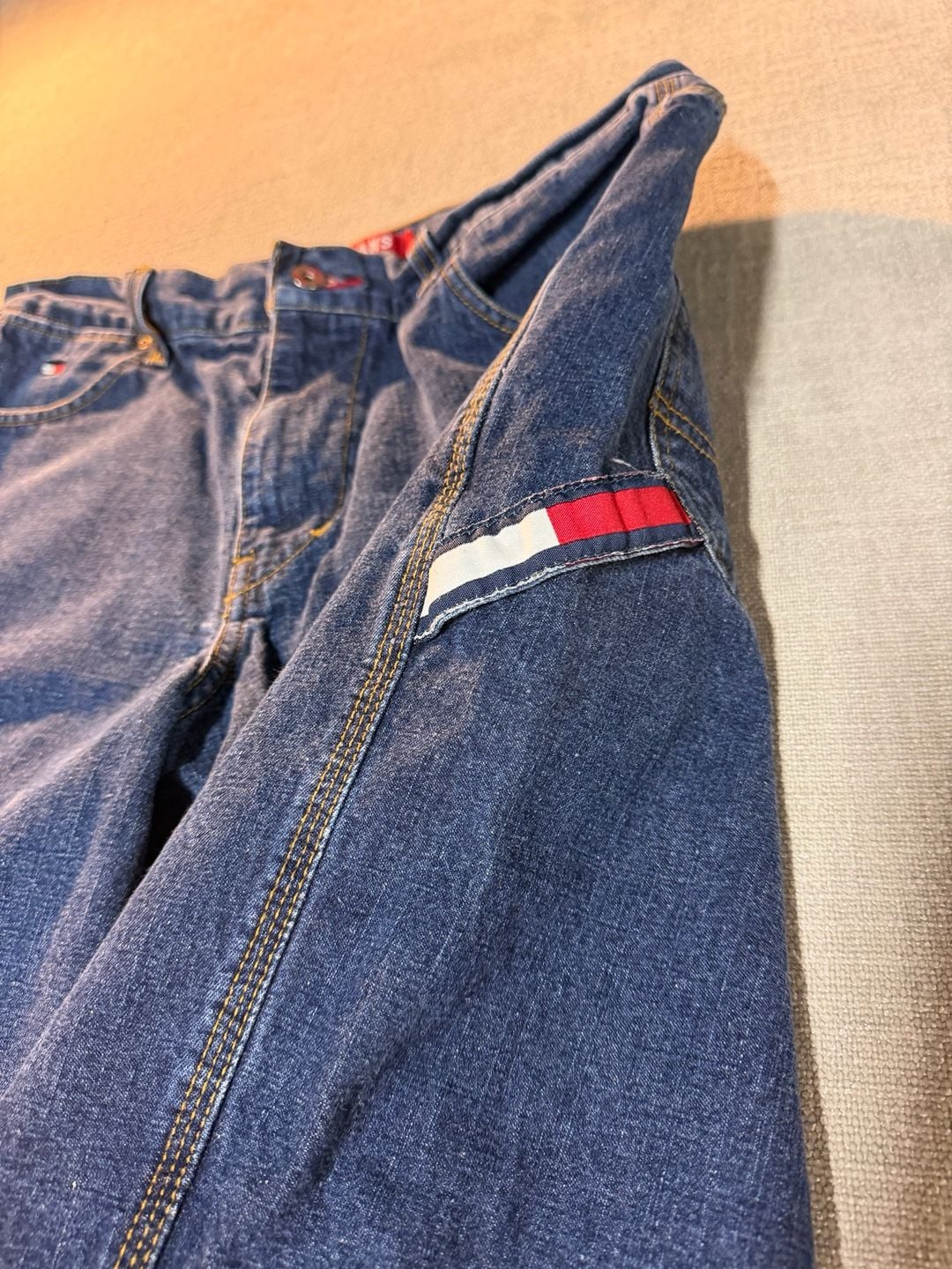 Tommy Jeans Denim Shorts Baggy Carpenter Blue 5