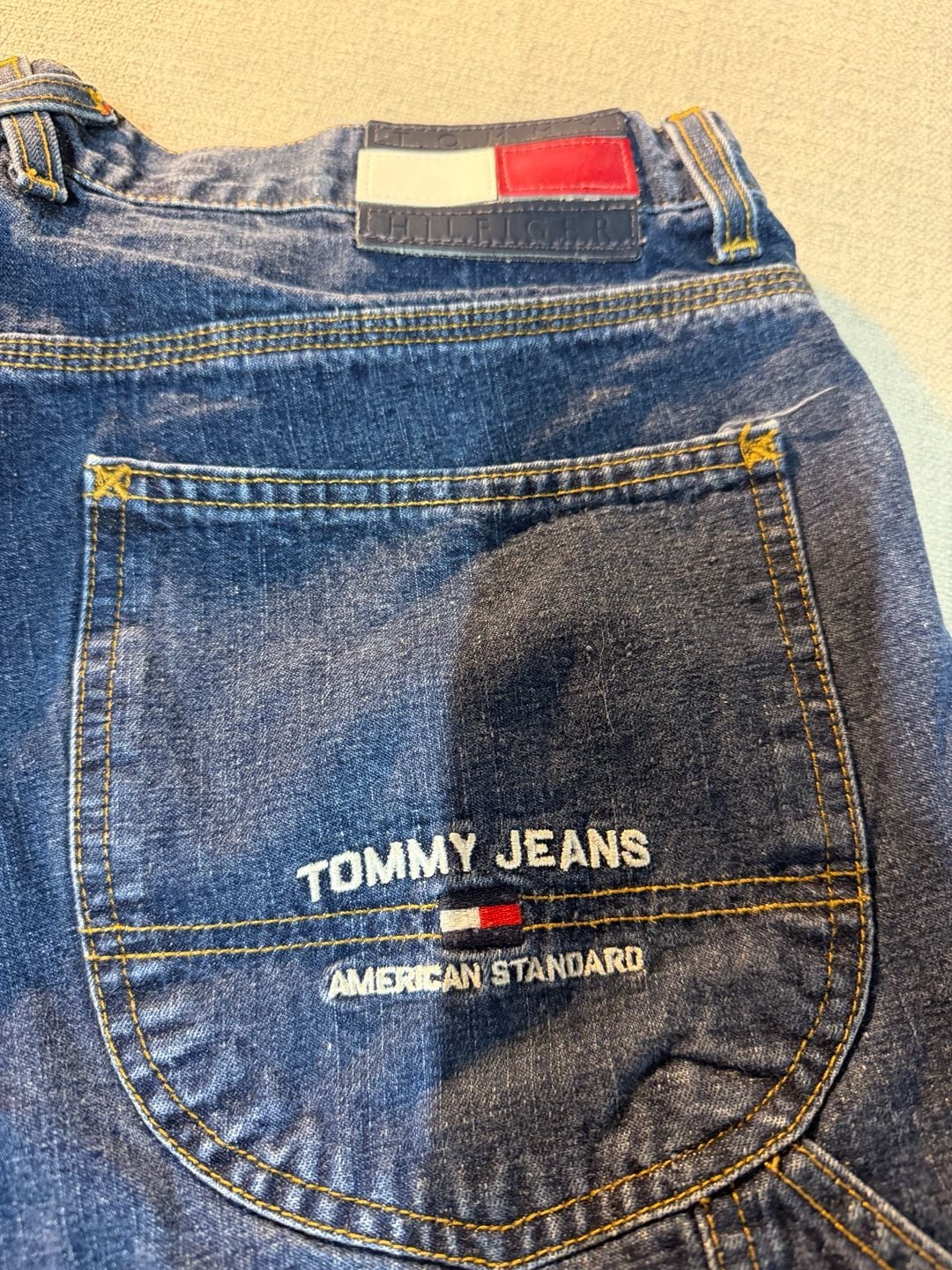 Tommy Jeans Denim Shorts Baggy Carpenter Blue 7