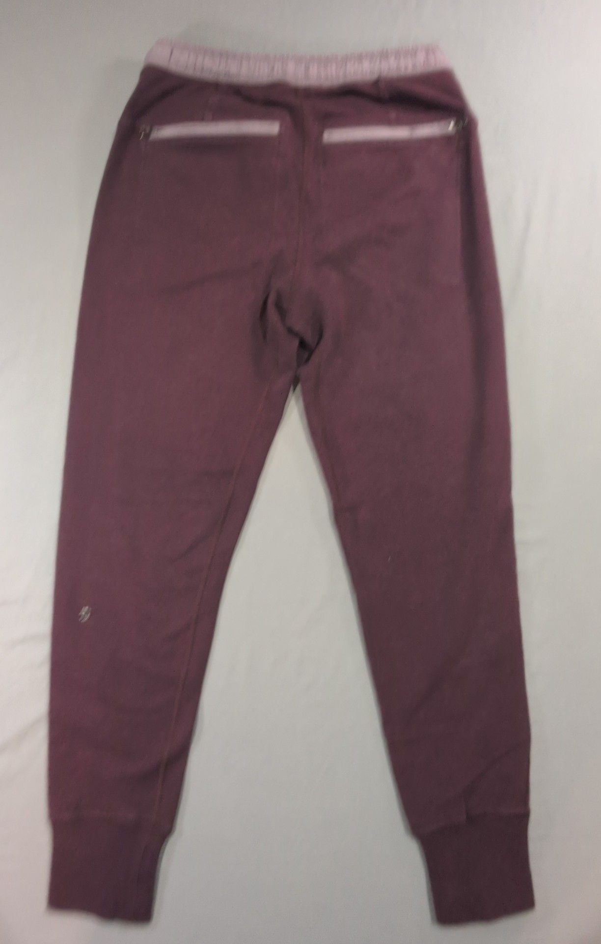 Lululemon Athletica Ready To Fleece Jogger Pants Size 6 Burgundy 4