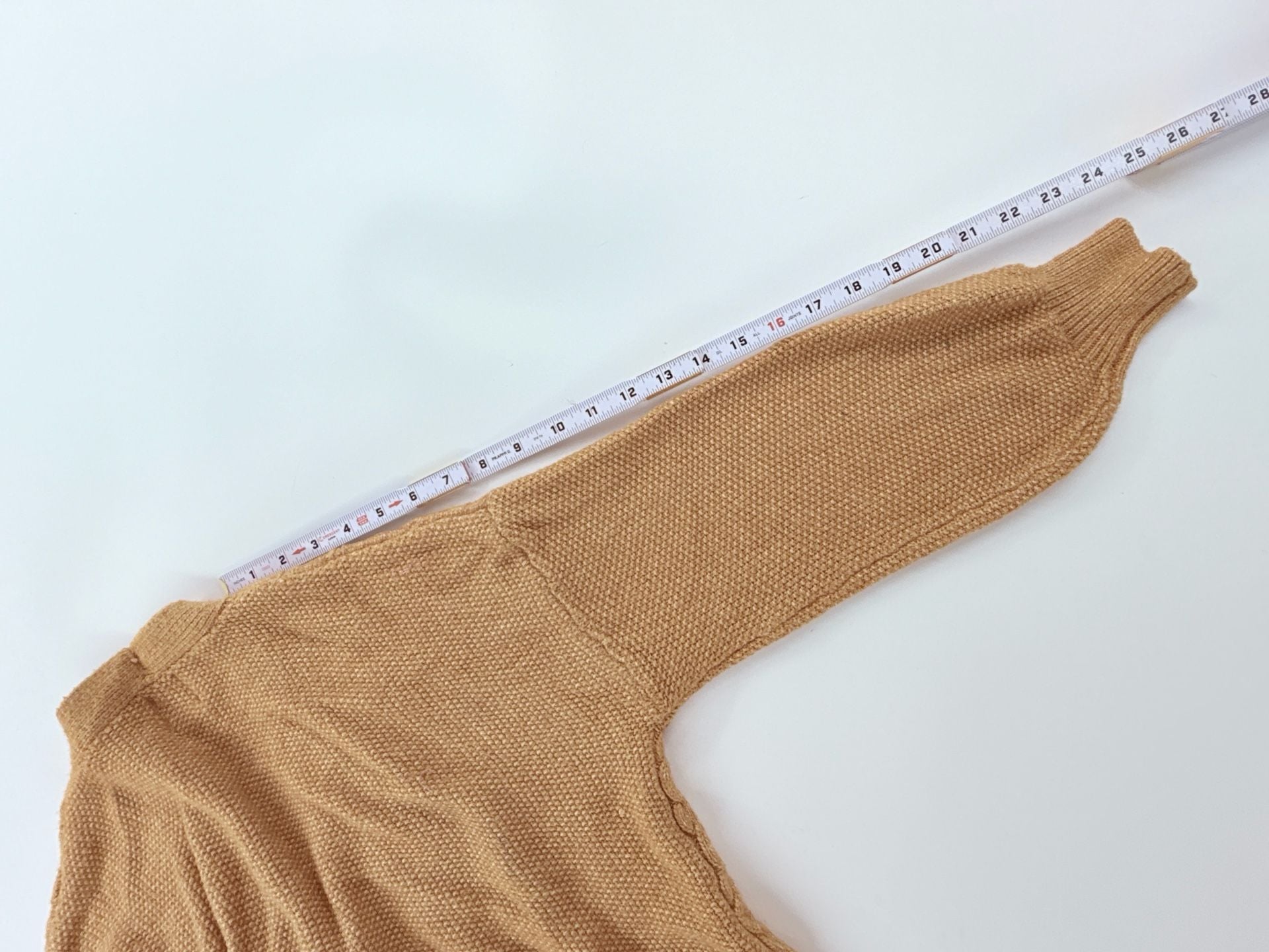 Joie Cable Knit Cardigan Size S Caramel Brown V-Neck Button Front Sweater 6