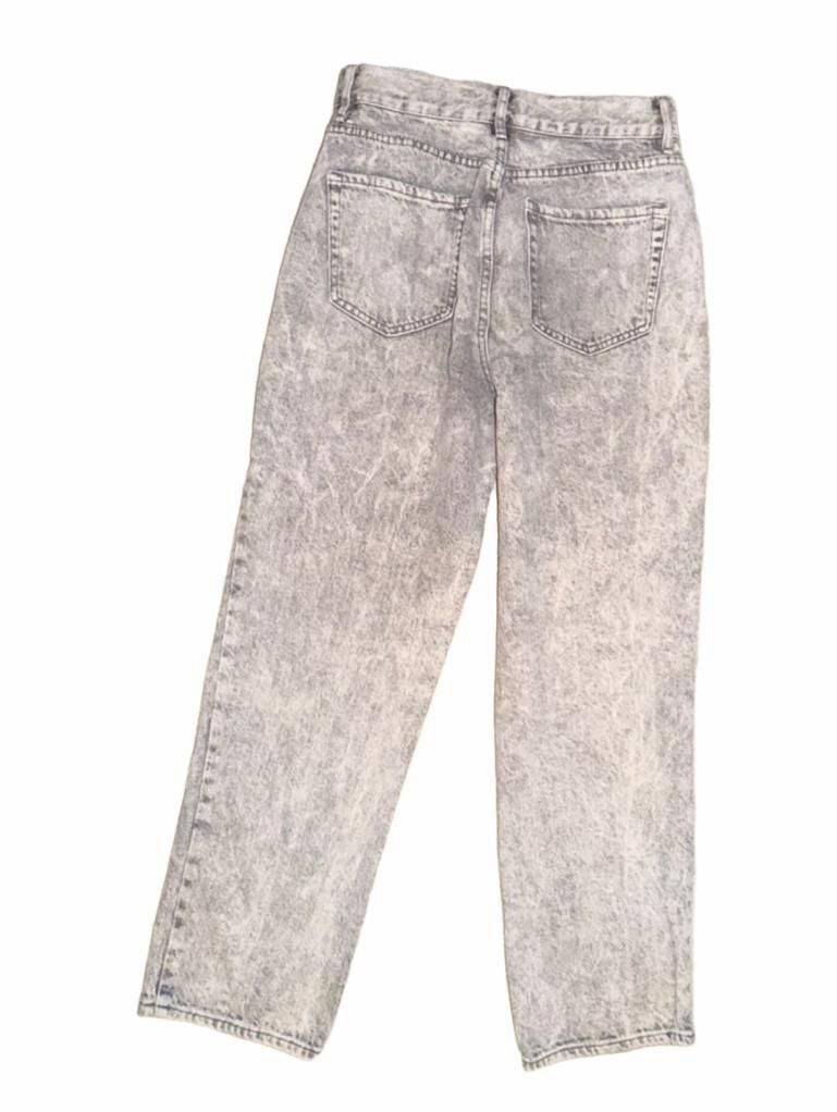 PacSun Acid Wash Straight Leg Jeans Gray 6