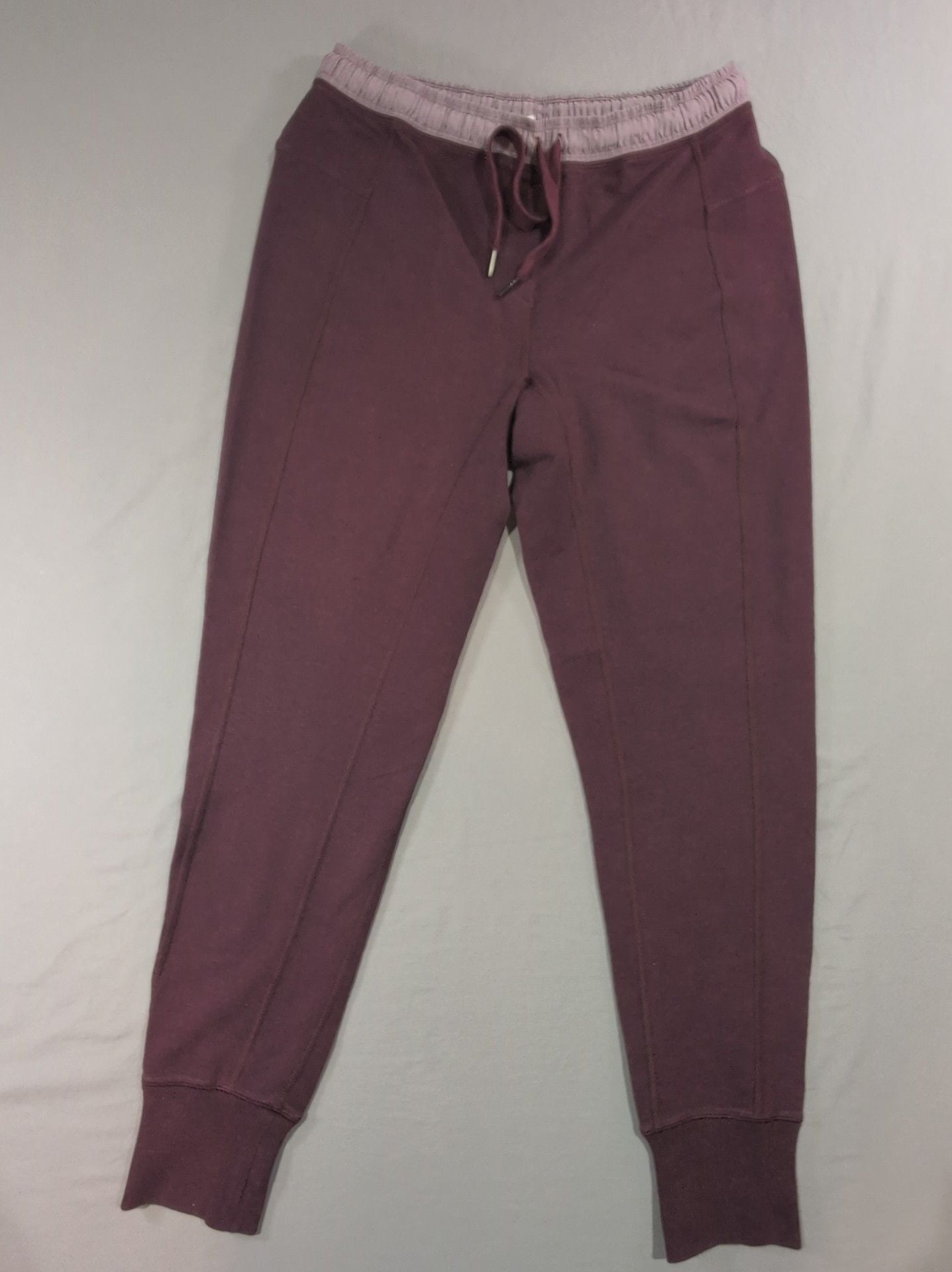 Lululemon Athletica Ready To Fleece Jogger Pants Size 6 Burgundy 3