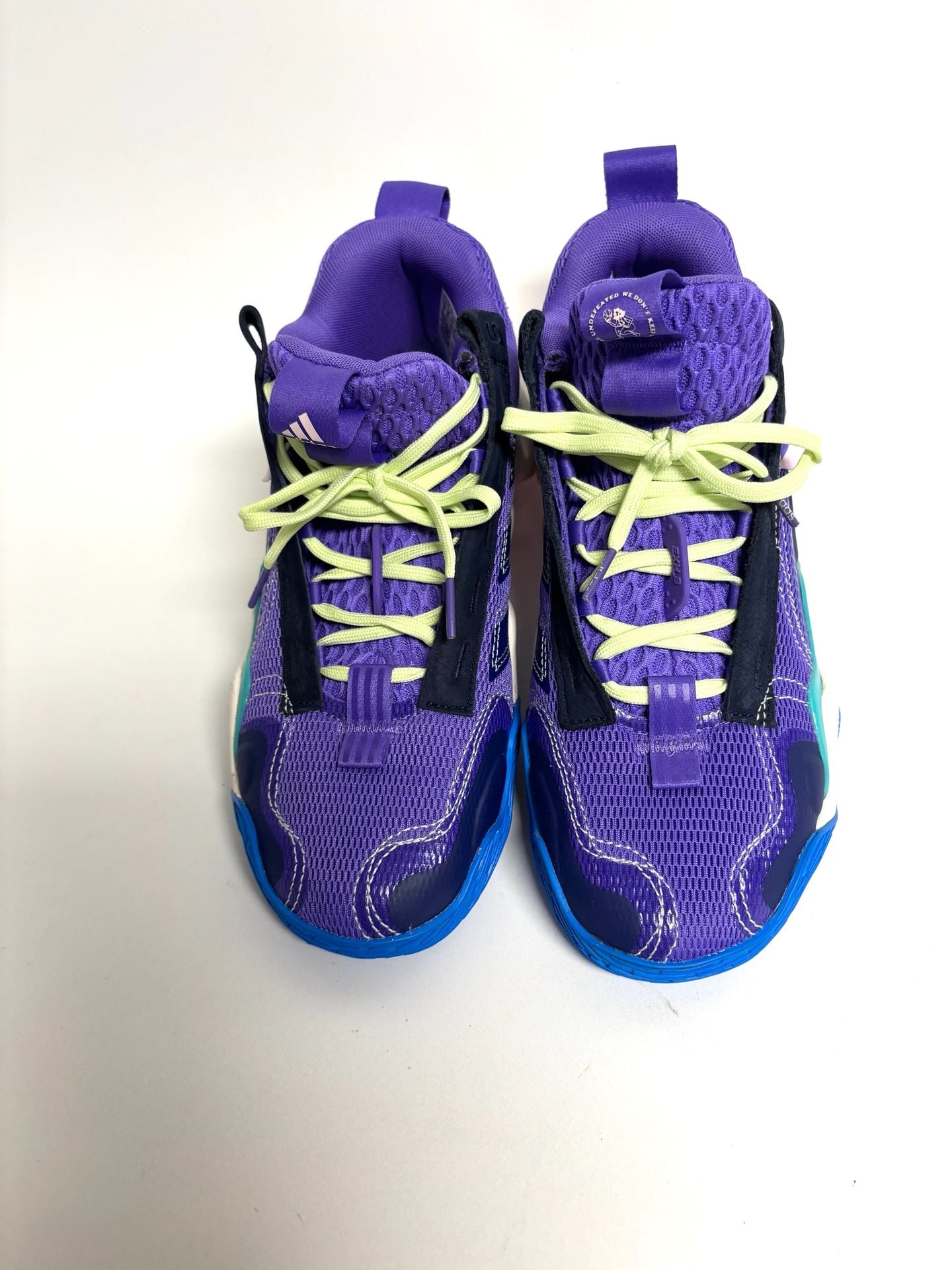 Adidas Exhibit B Hoop York City Size 8 Purple Basketball Shoes 9