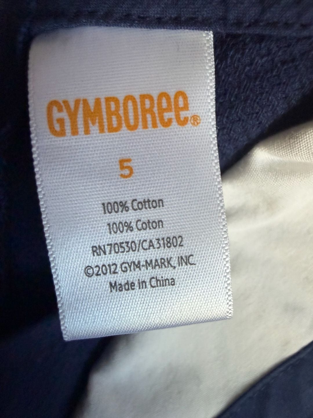 Gymboree Sailor Dress Size 5 Navy Blue White Nautical Cotton 3