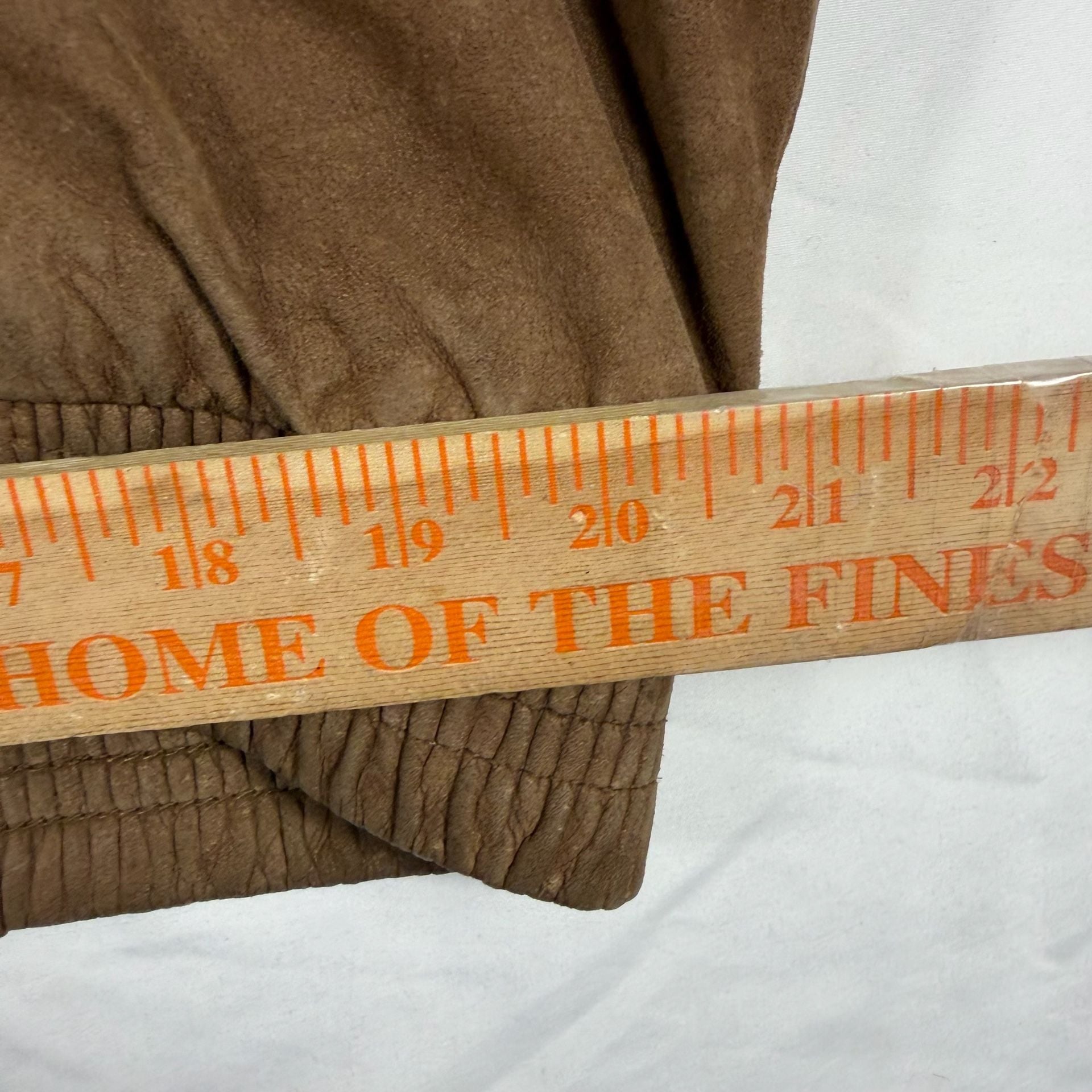 Vintage Leather Bomber Jacket Brown Distressed 7