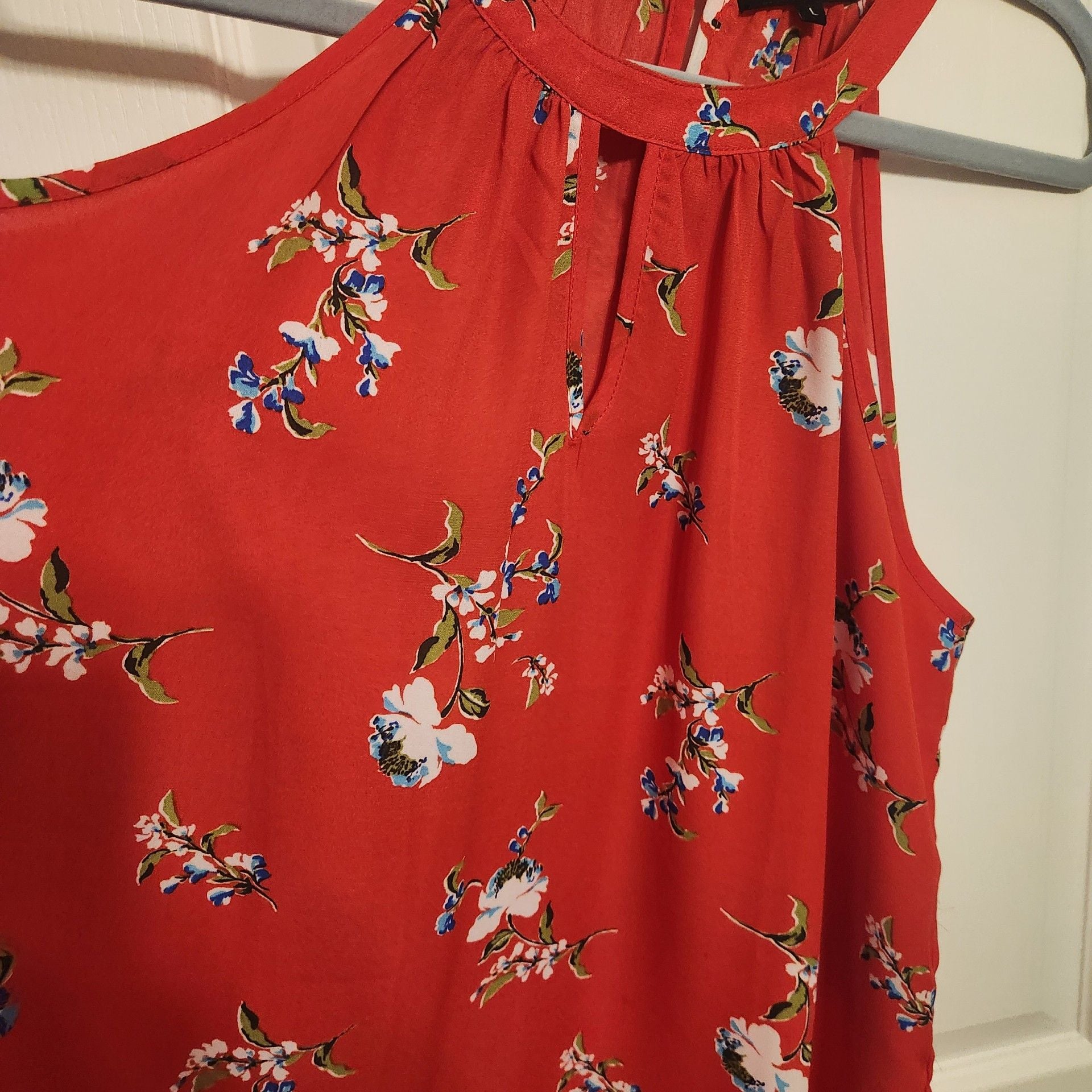 Papermoon Floral Halter Top Size L 7