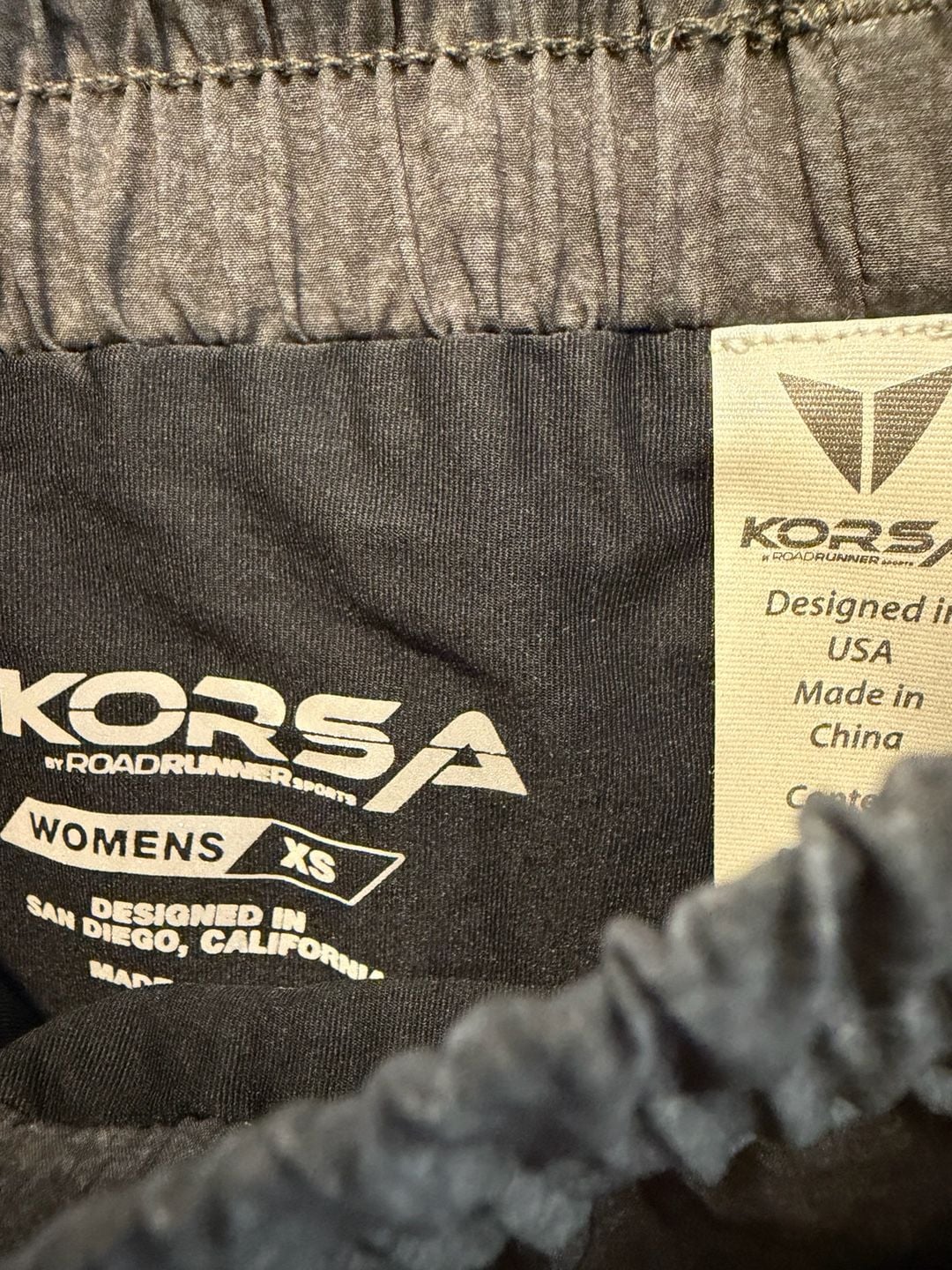 Korsa Athletic Shorts Size XS Gray Running 3