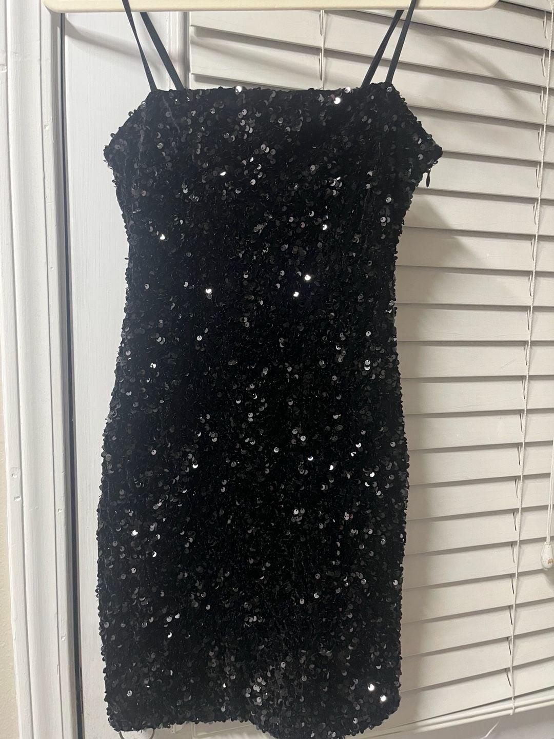 Forever 21 Sequin Mini Dress Size S Black Party 2
