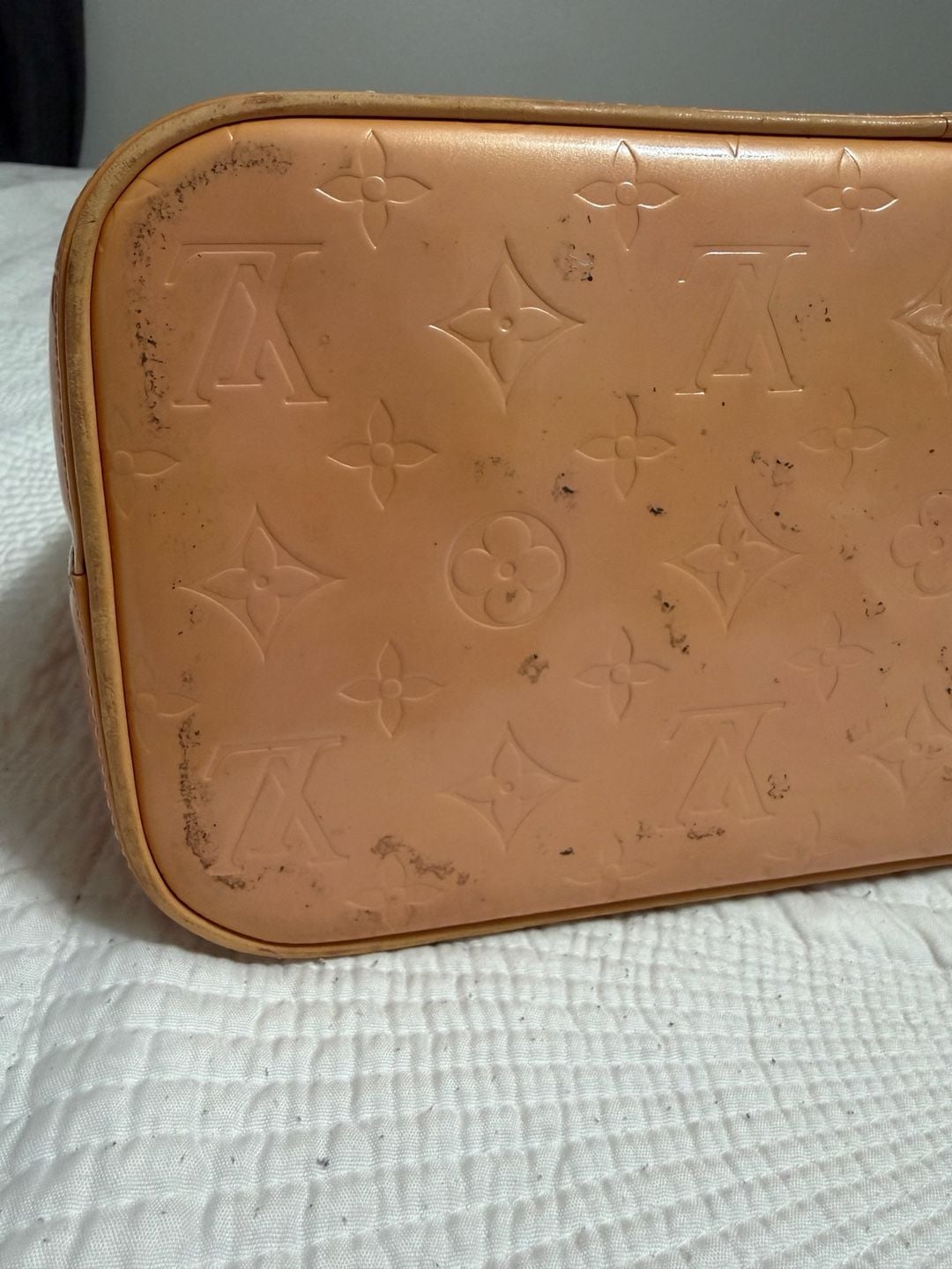 Louis Vuitton Monogram Vernis Houston Tote Beige 7