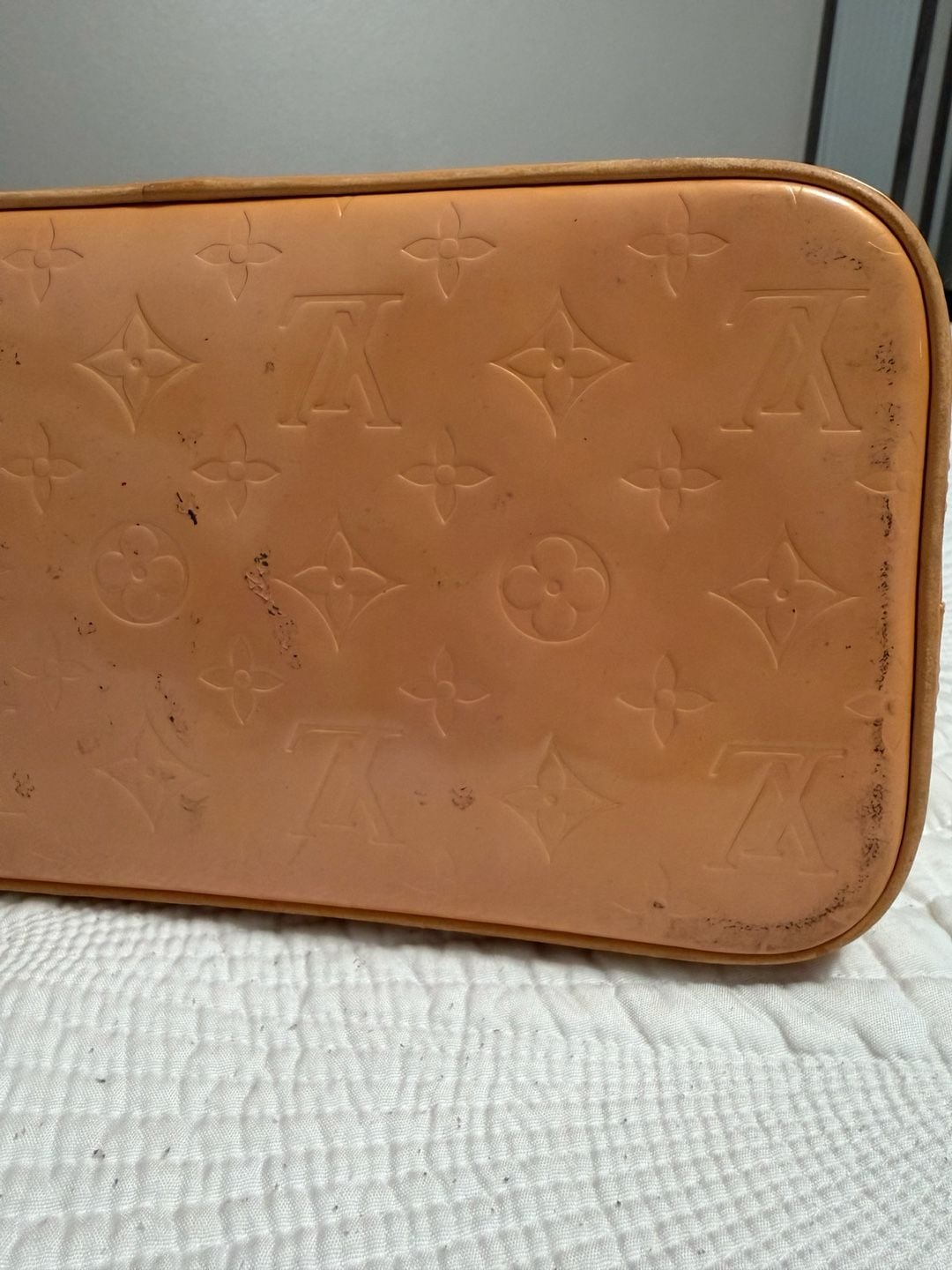 Louis Vuitton Monogram Vernis Houston Tote Beige 8