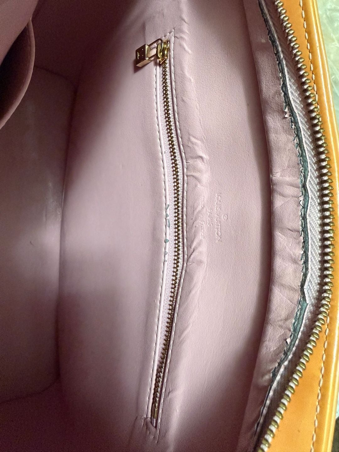 Louis Vuitton Monogram Vernis Houston Tote Beige 10