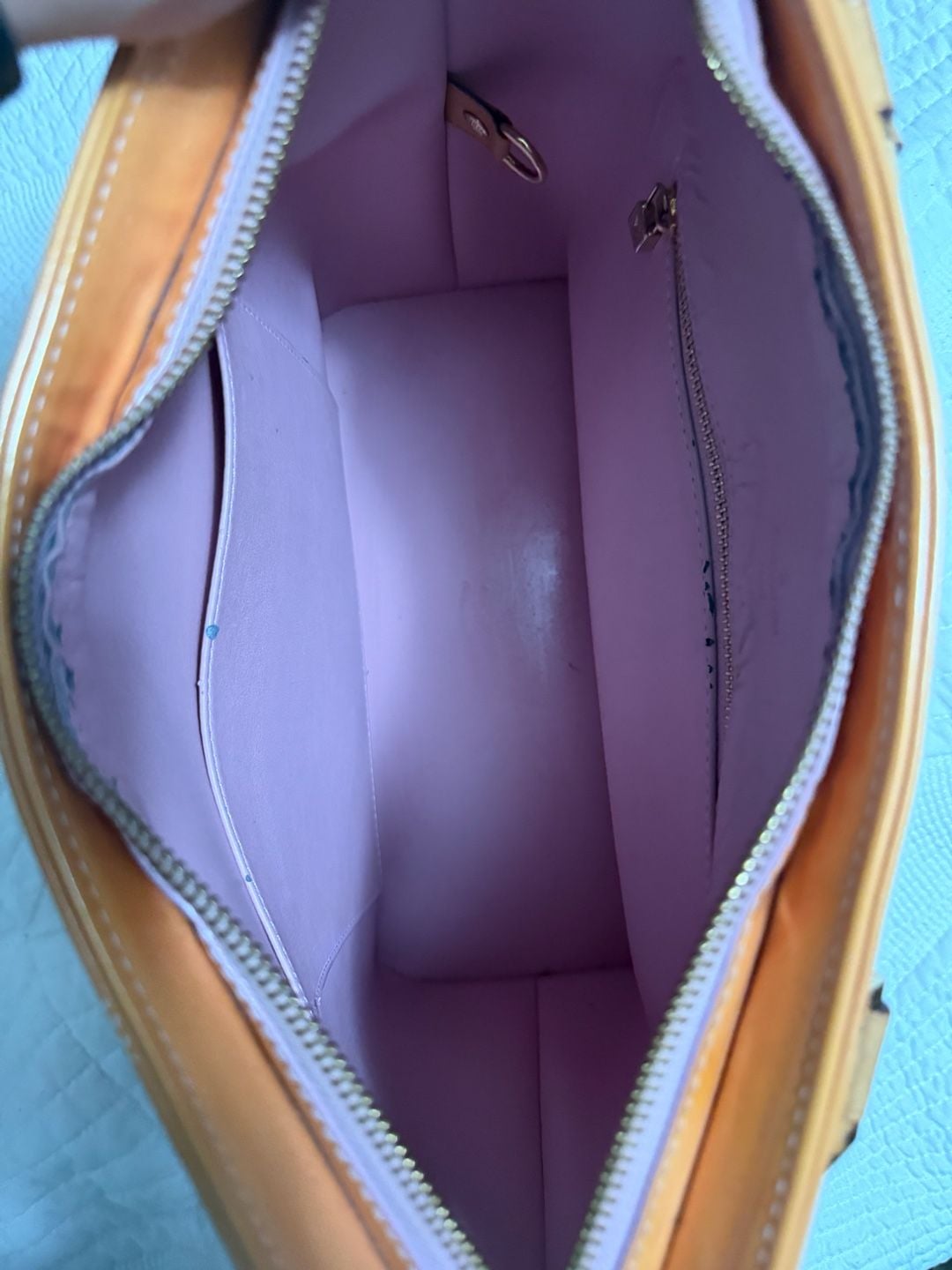 Louis Vuitton Monogram Vernis Houston Tote Beige 12